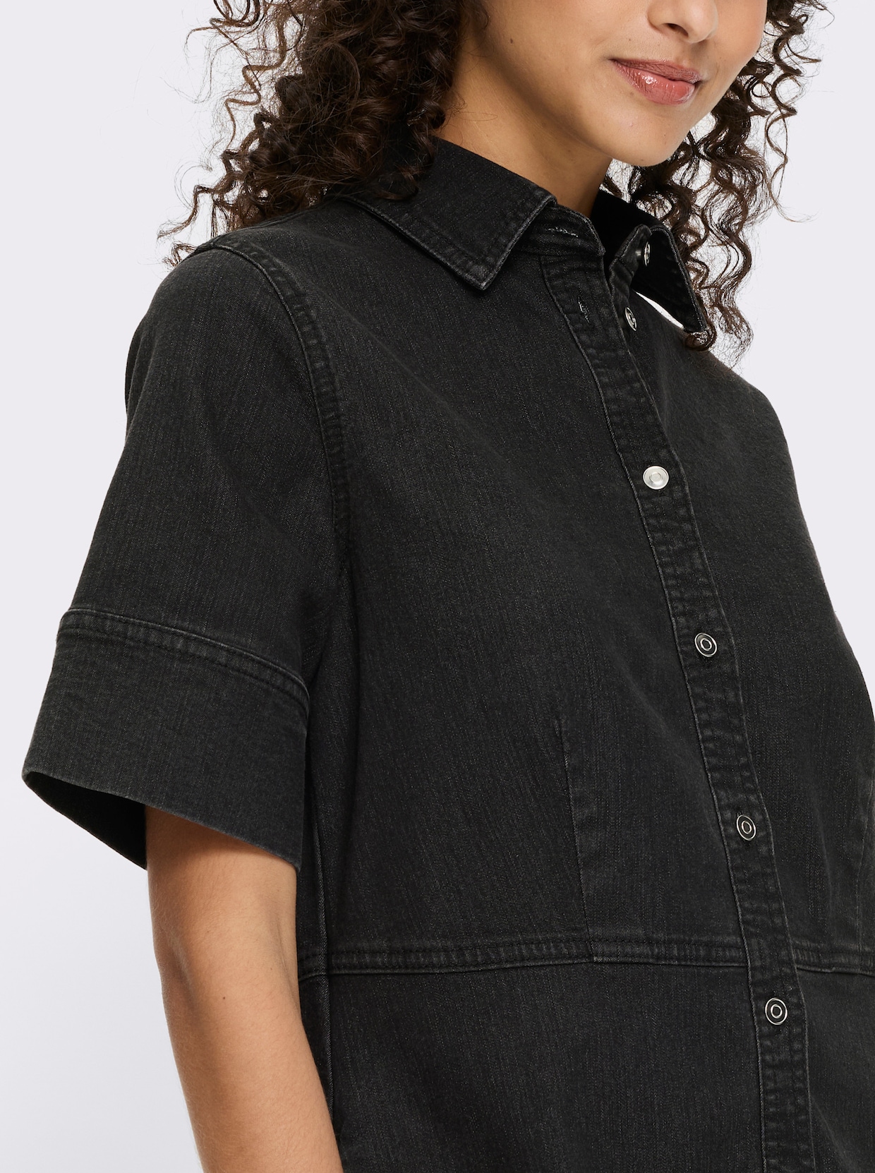 heine Jeanskleid - black denim