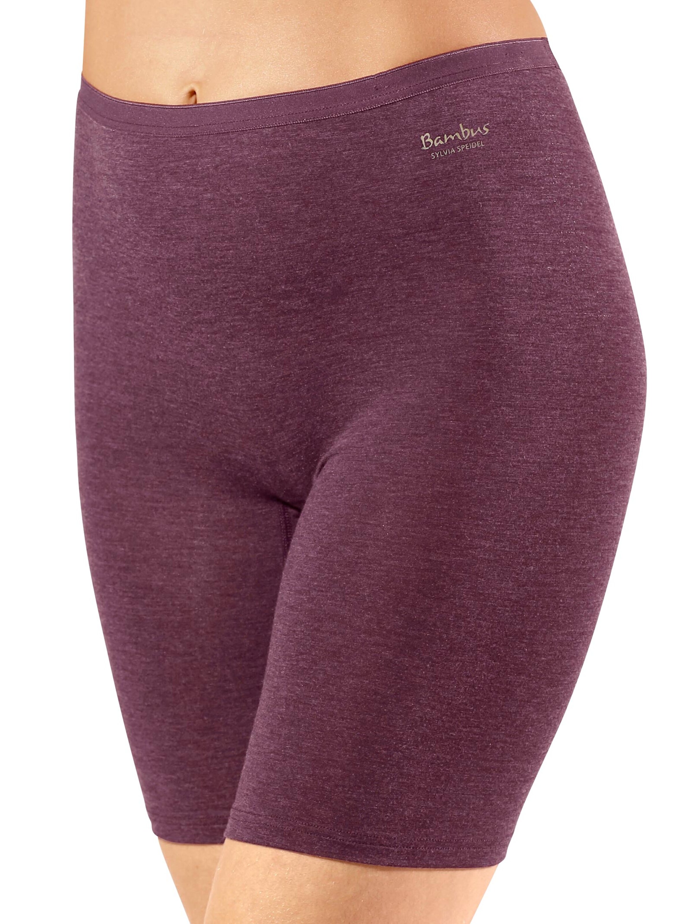 Pants - bordeaux-meliert