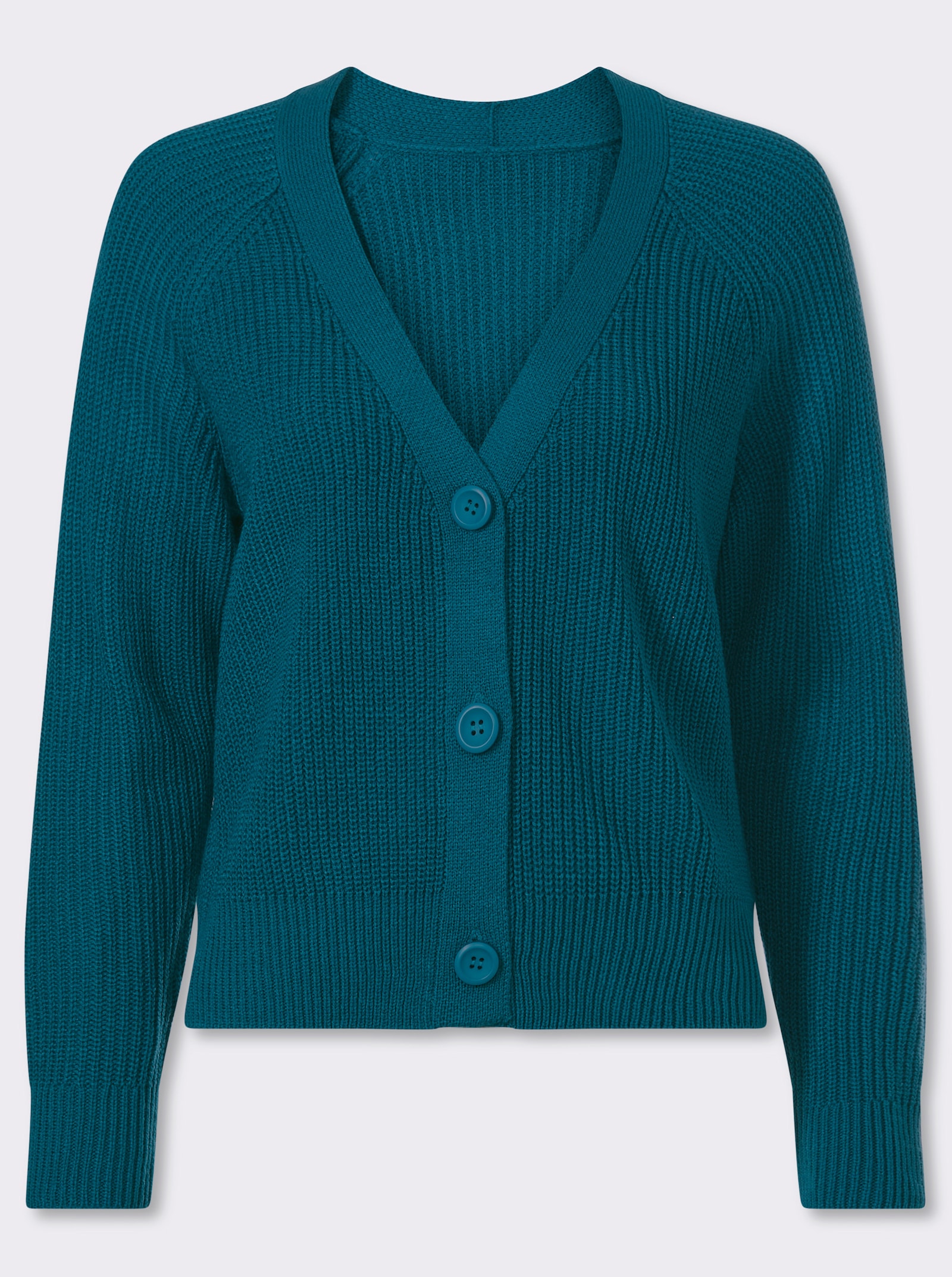 Strickjacke im Patentstrick - aquapetrol