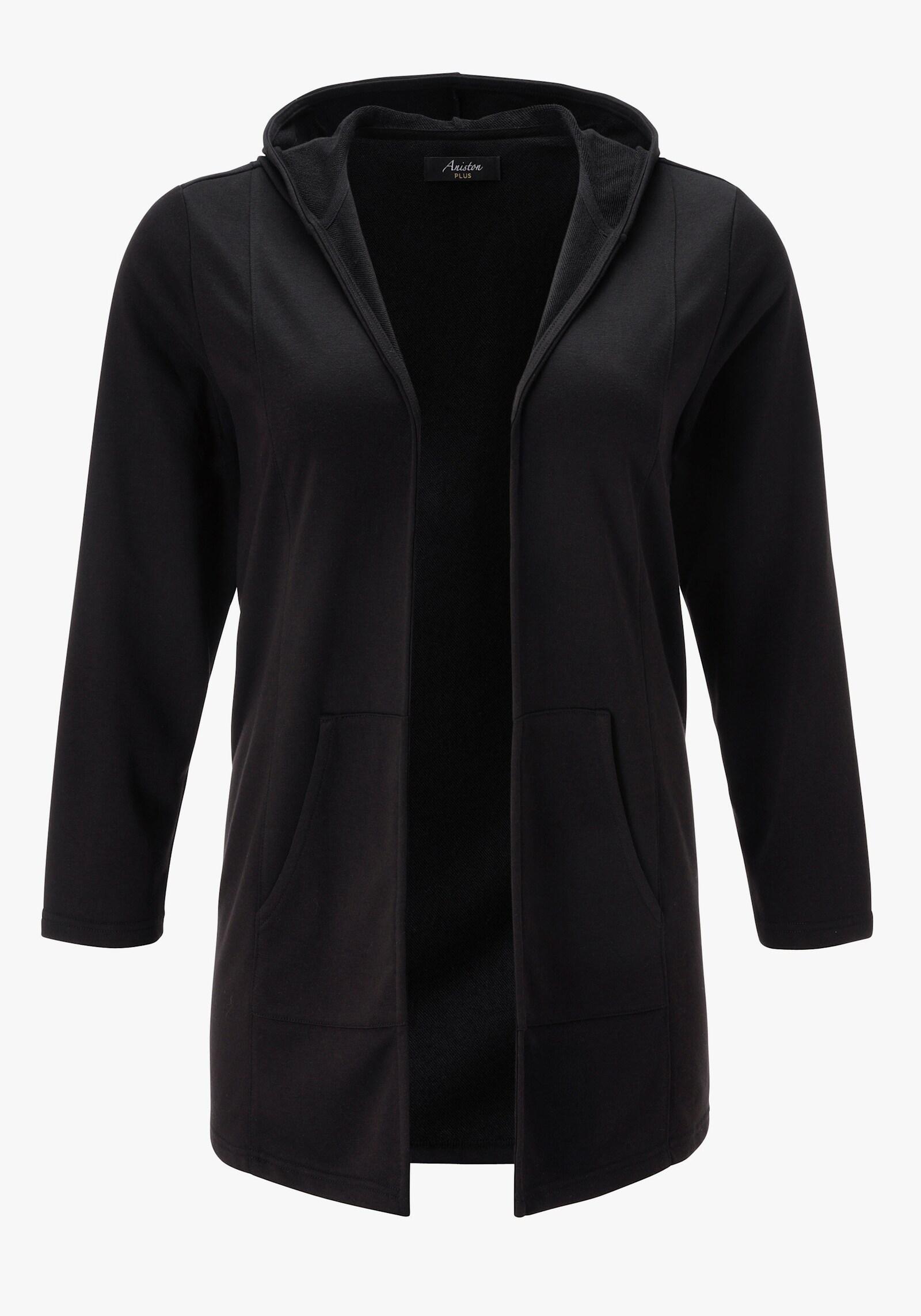 Aniston PLUS Sweatjacke - schwarz