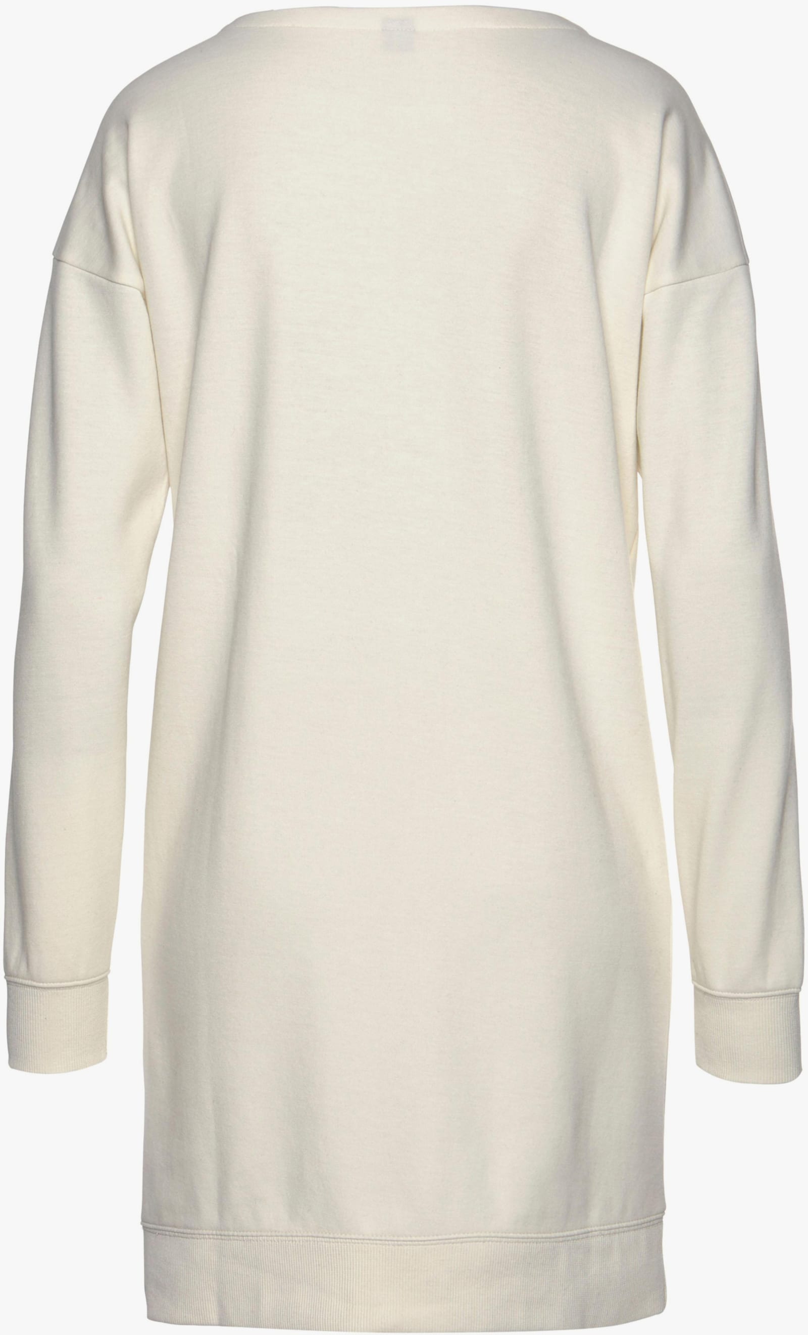 Bench. Loungewear Sweatkleid - ecru-schwarz