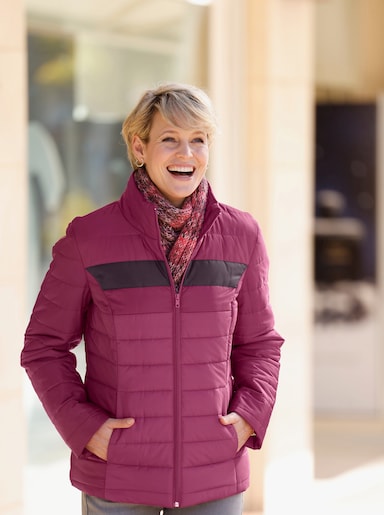 Steppjacke für kalte Wintertage geeignet - malve-aubergine