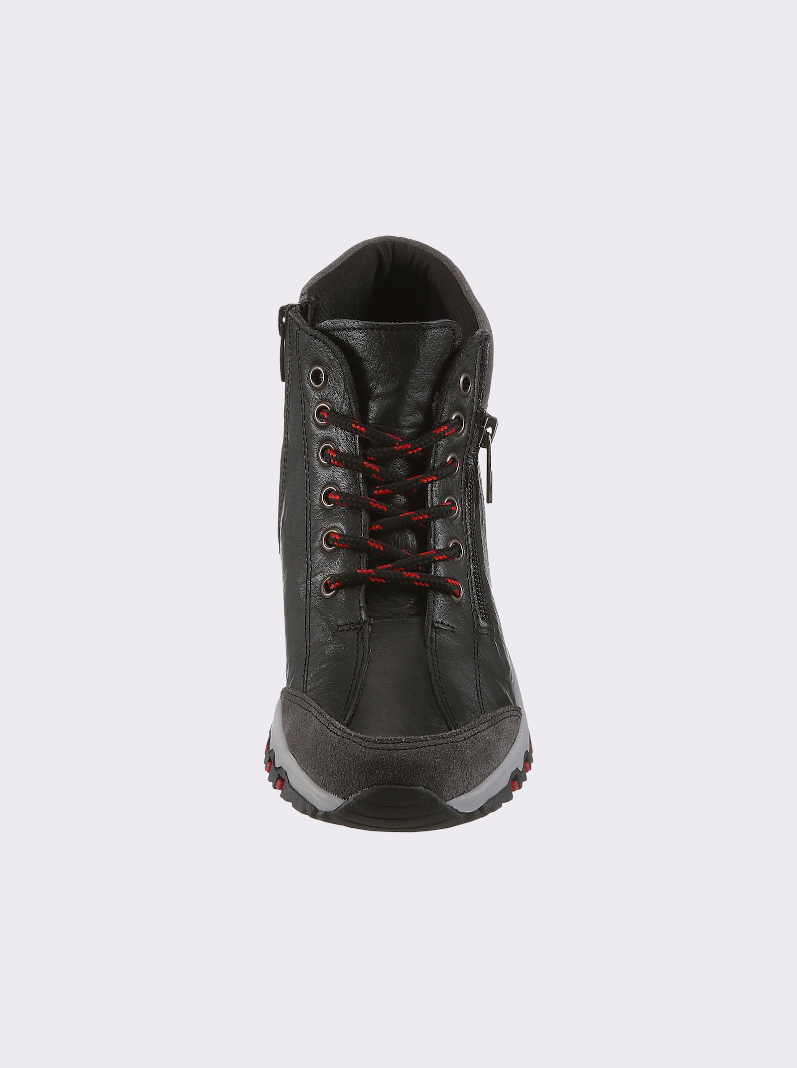 airsoft modern+ Stiefelette mit Profilsohle - schwarz