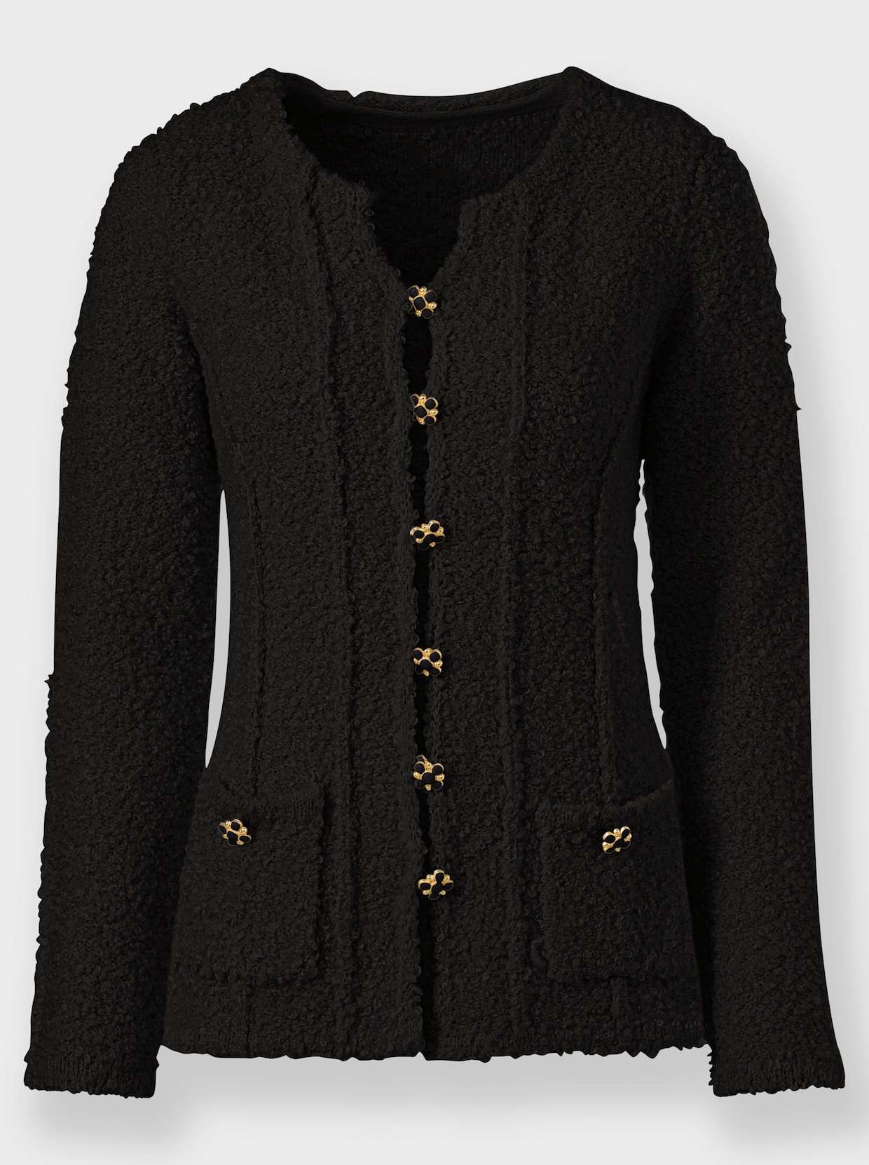 heine veste en tricot - noir