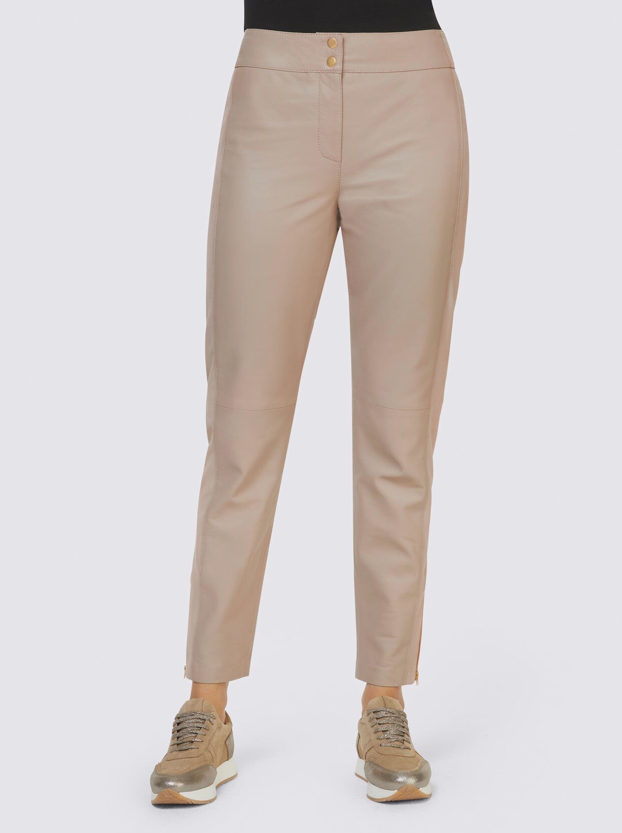 Rick Cardona Lederhose - beige