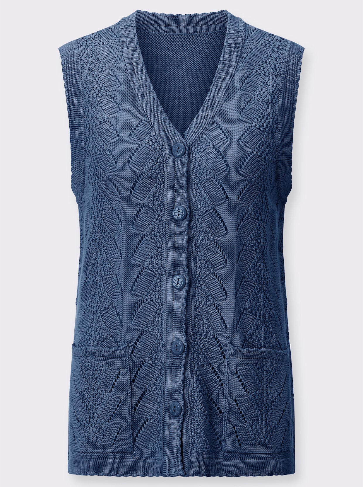 Vest - jeansblauw