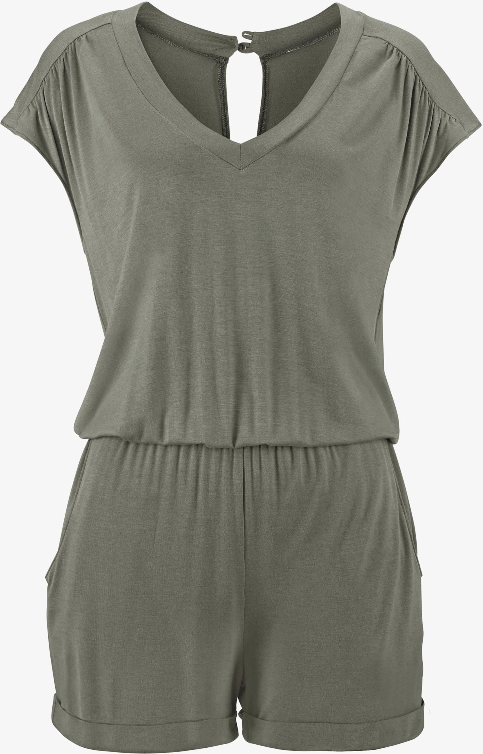 LASCANA Kurzoverall - khaki