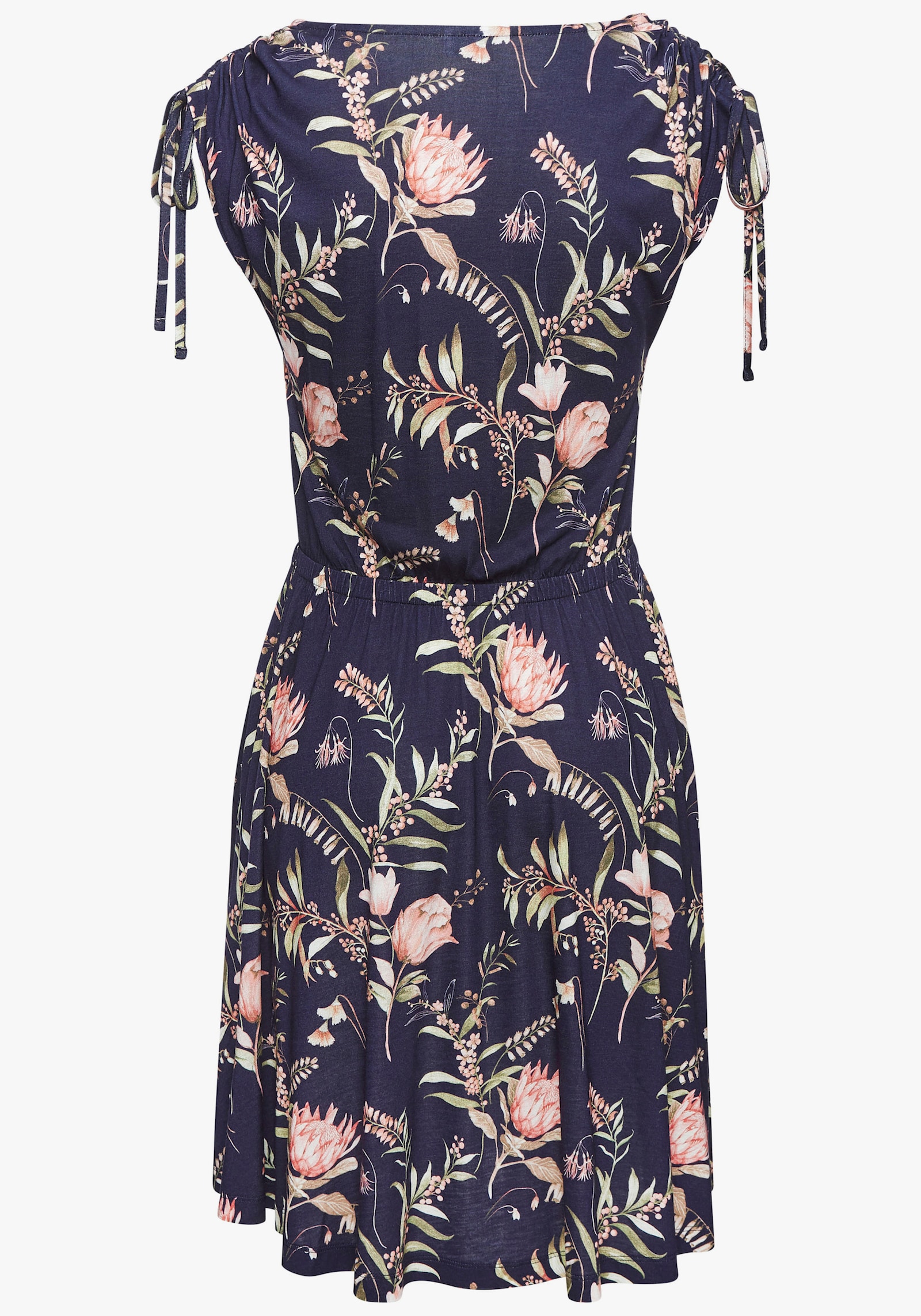Vivance Jerseykleid - rosa bedruckt