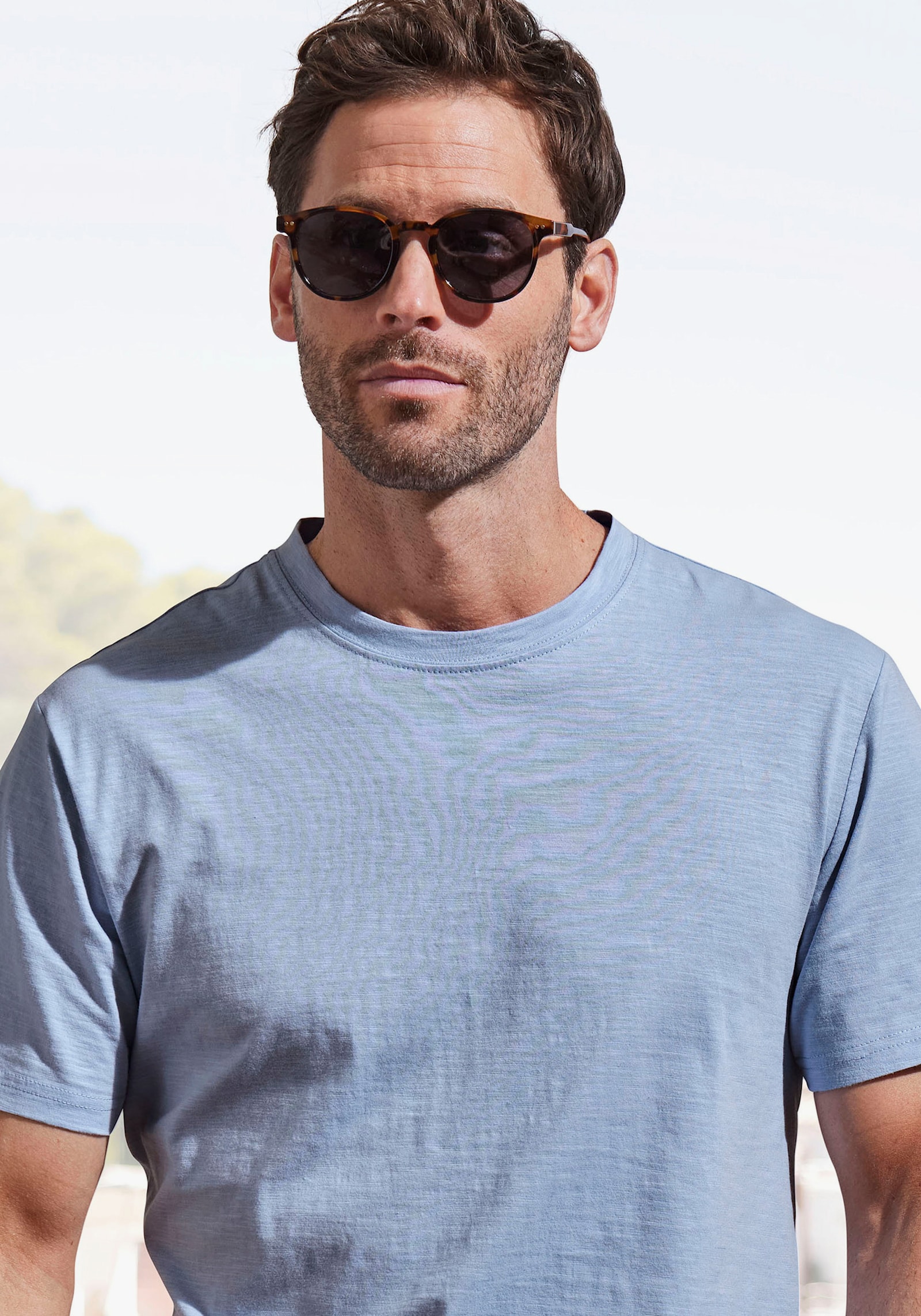 John Devin T-Shirt - hellblau