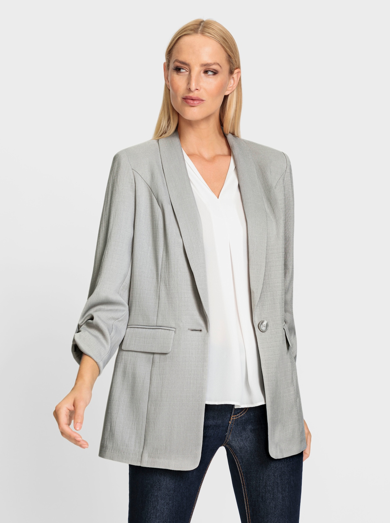 heine Blazer - gris clair