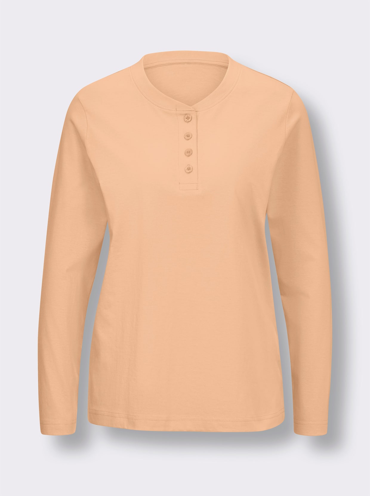 wäschepur Pyjama-Shirt - apricot