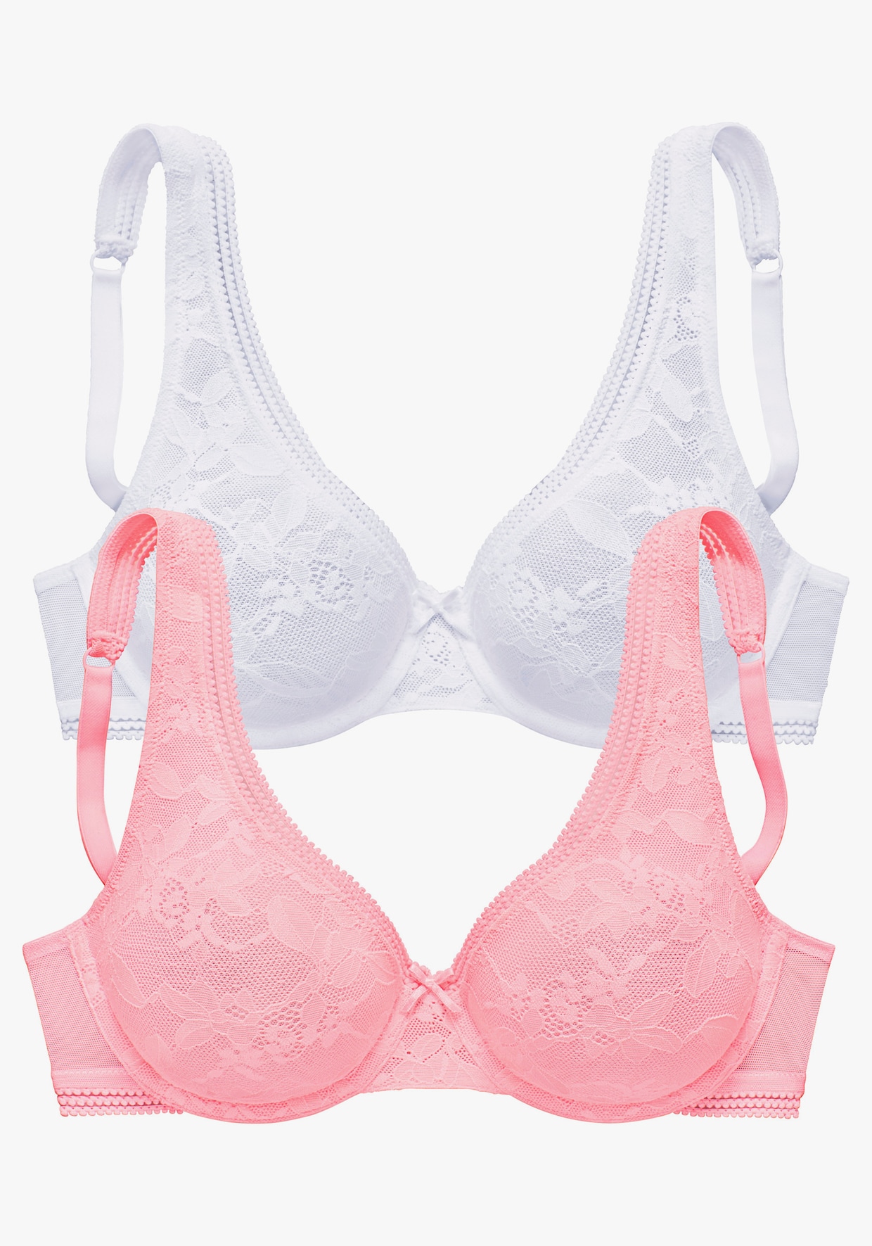 petite fleur T-shirtbeha - roze + wit