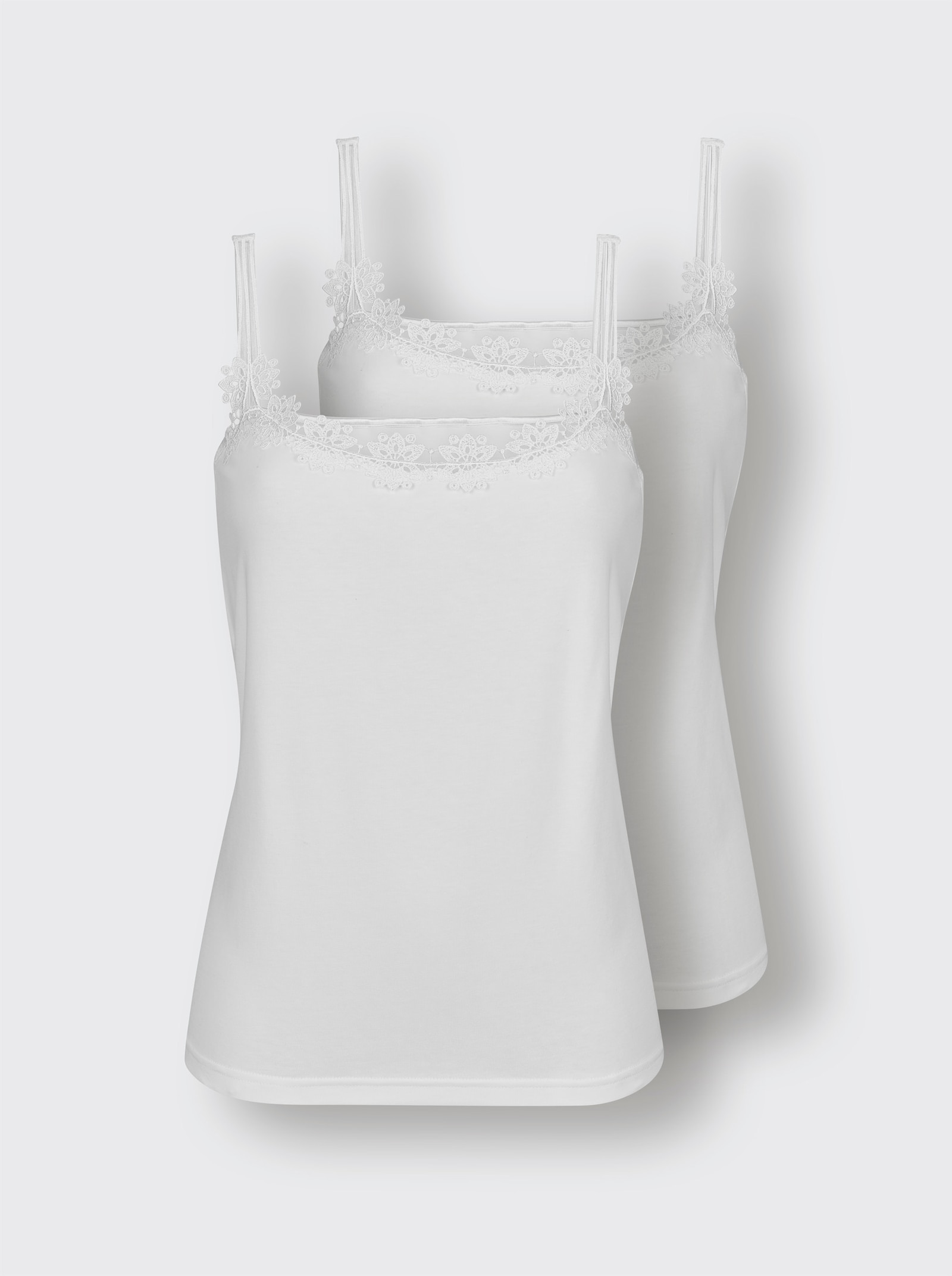 wäschepur Trägerhemd - weiß