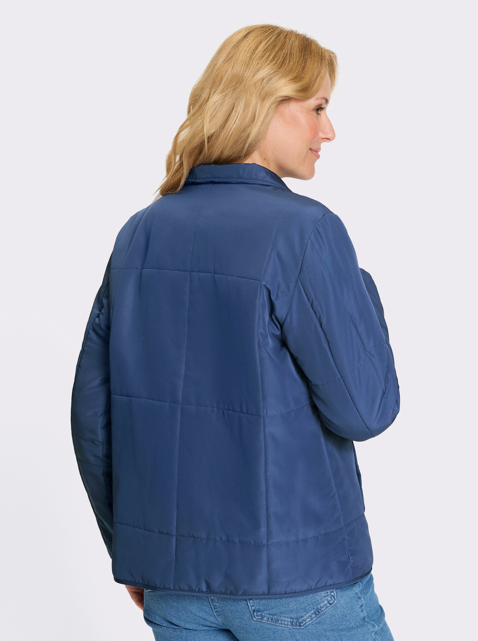 Steppjacke für den Übergang - jeansblau