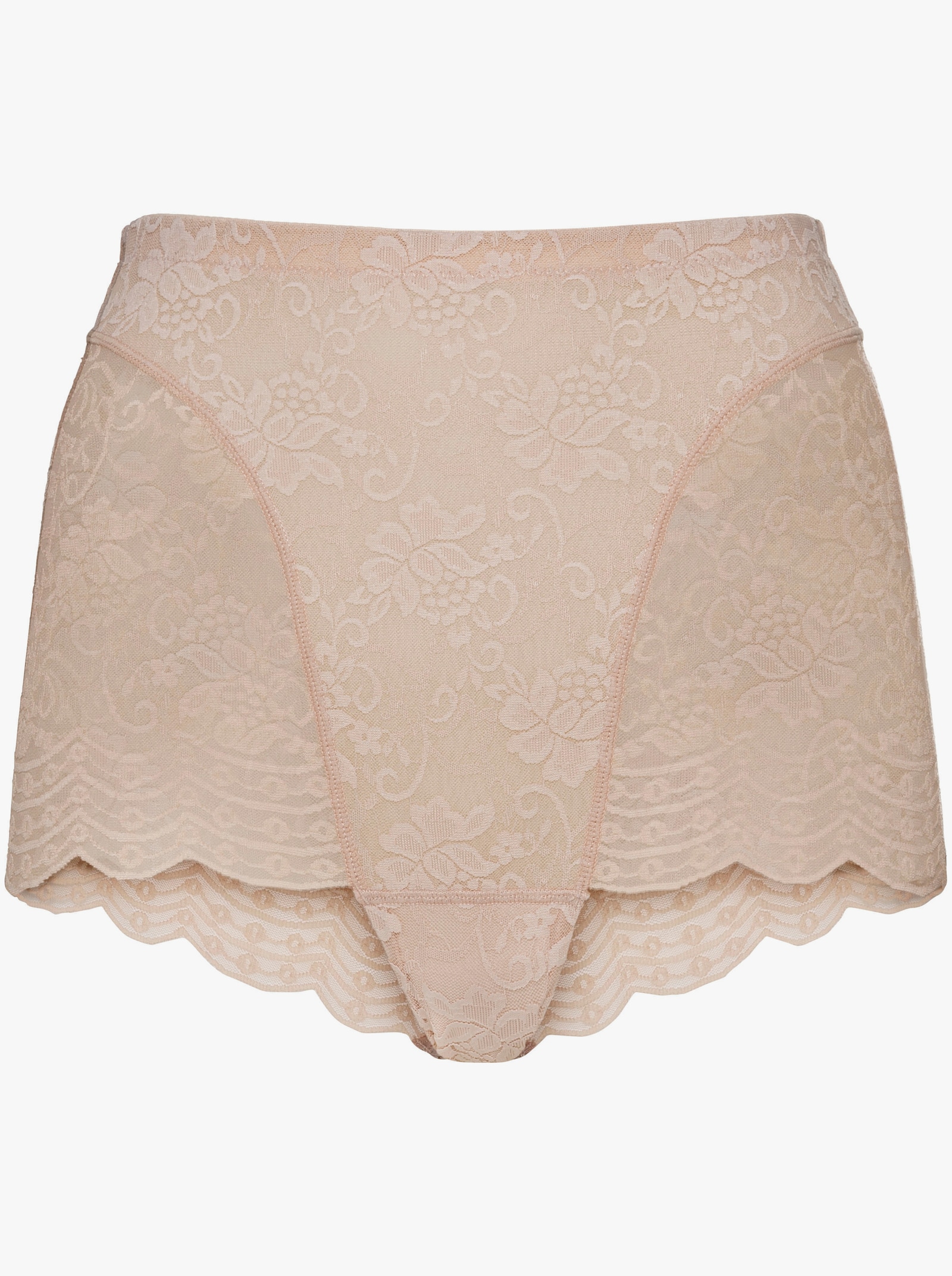 Sassa Panty mit Elastik-Spitze - puder