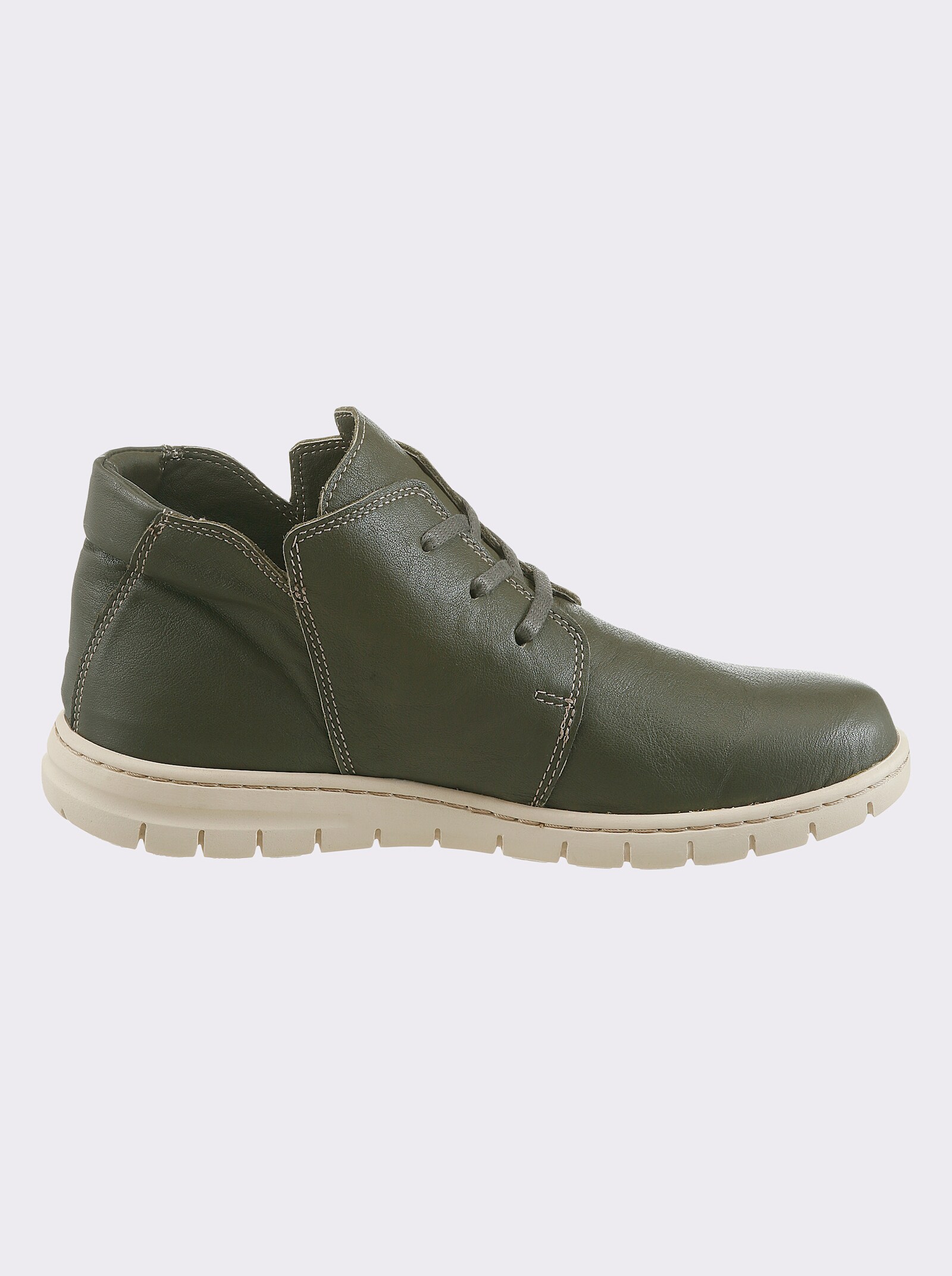 airsoft modern+ Stiefelette aus Echtleder - khaki