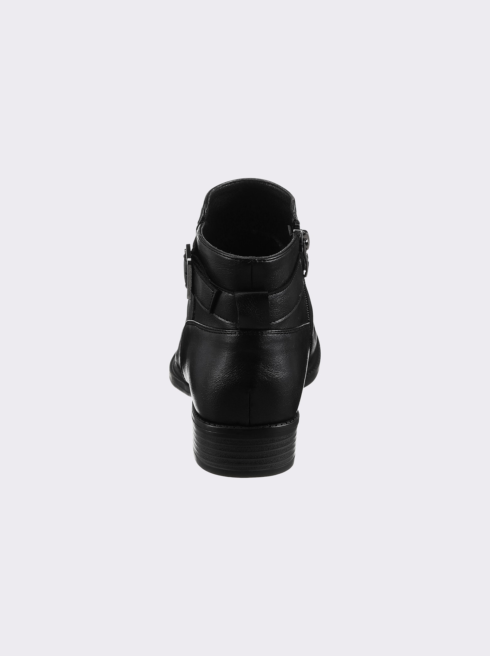 Andrea Conti Stiefelette in Leder-Optik - schwarz