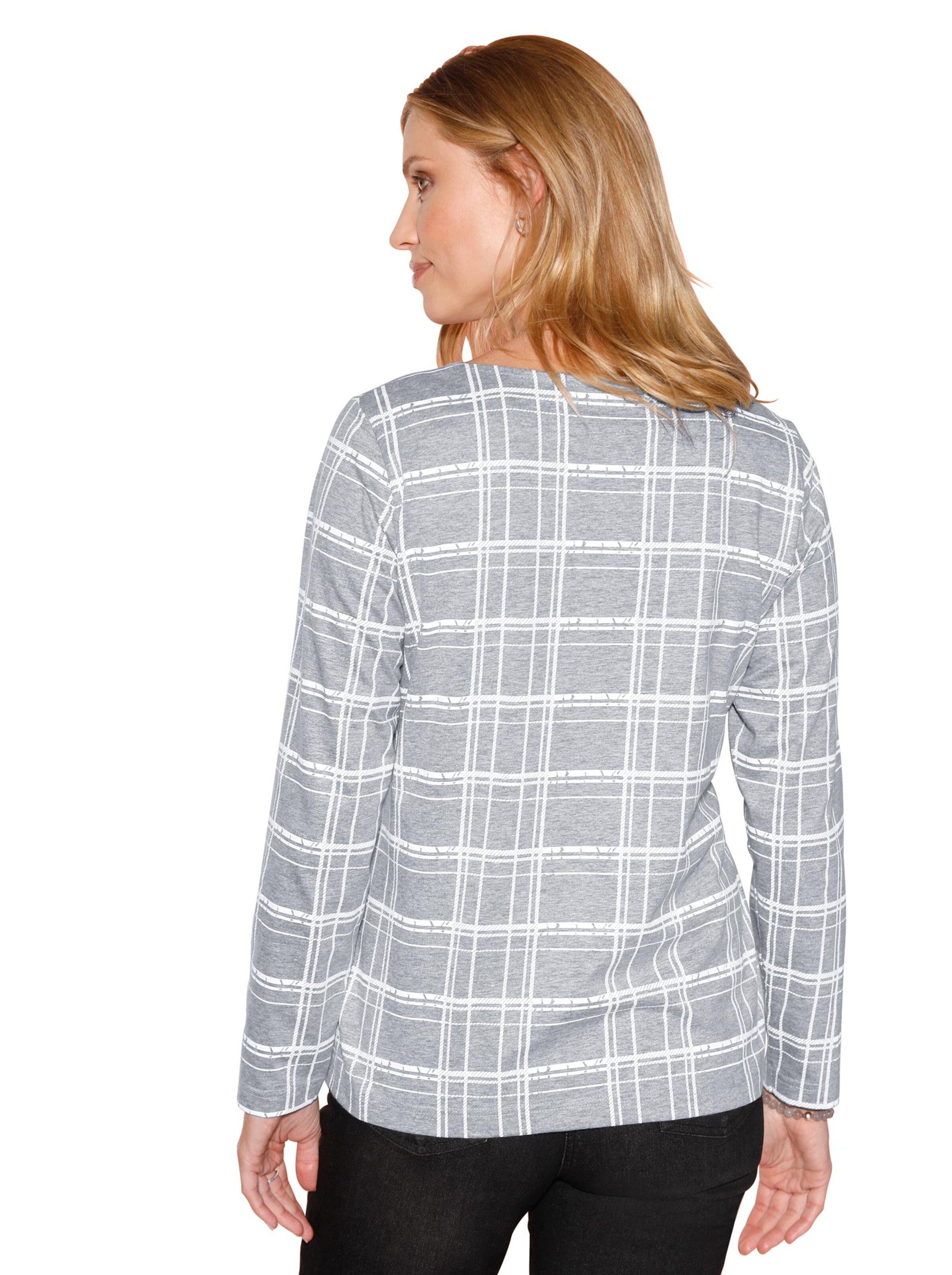 Shirt - grau-meliert