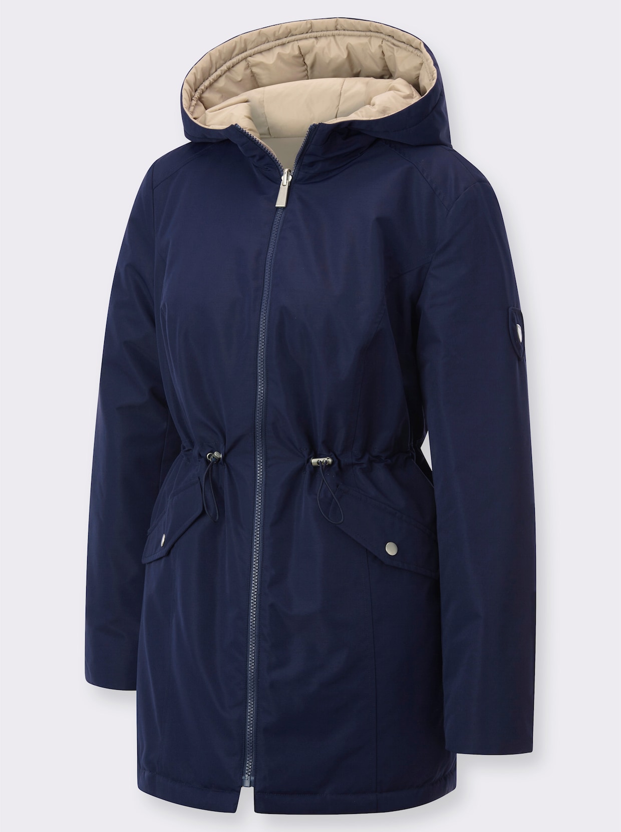 Wendejacke - marine-sesam