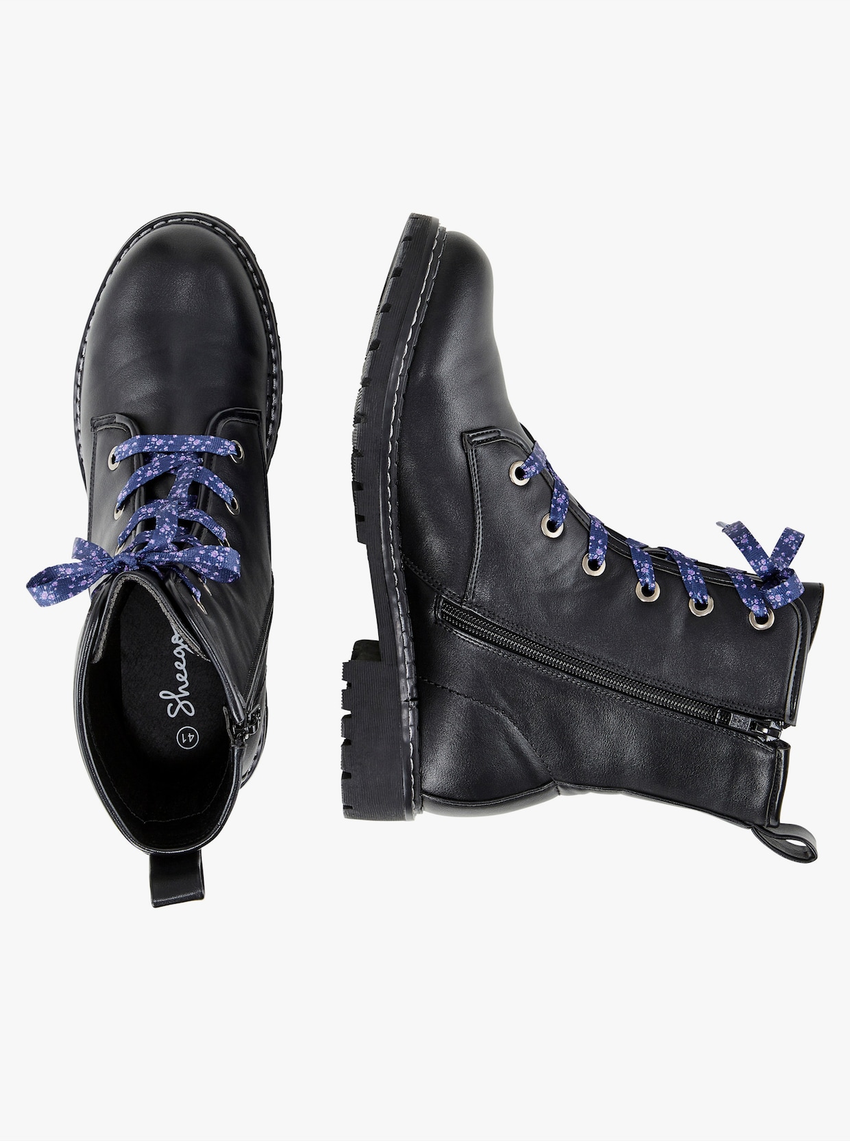 sheego Stiefelette - schwarz