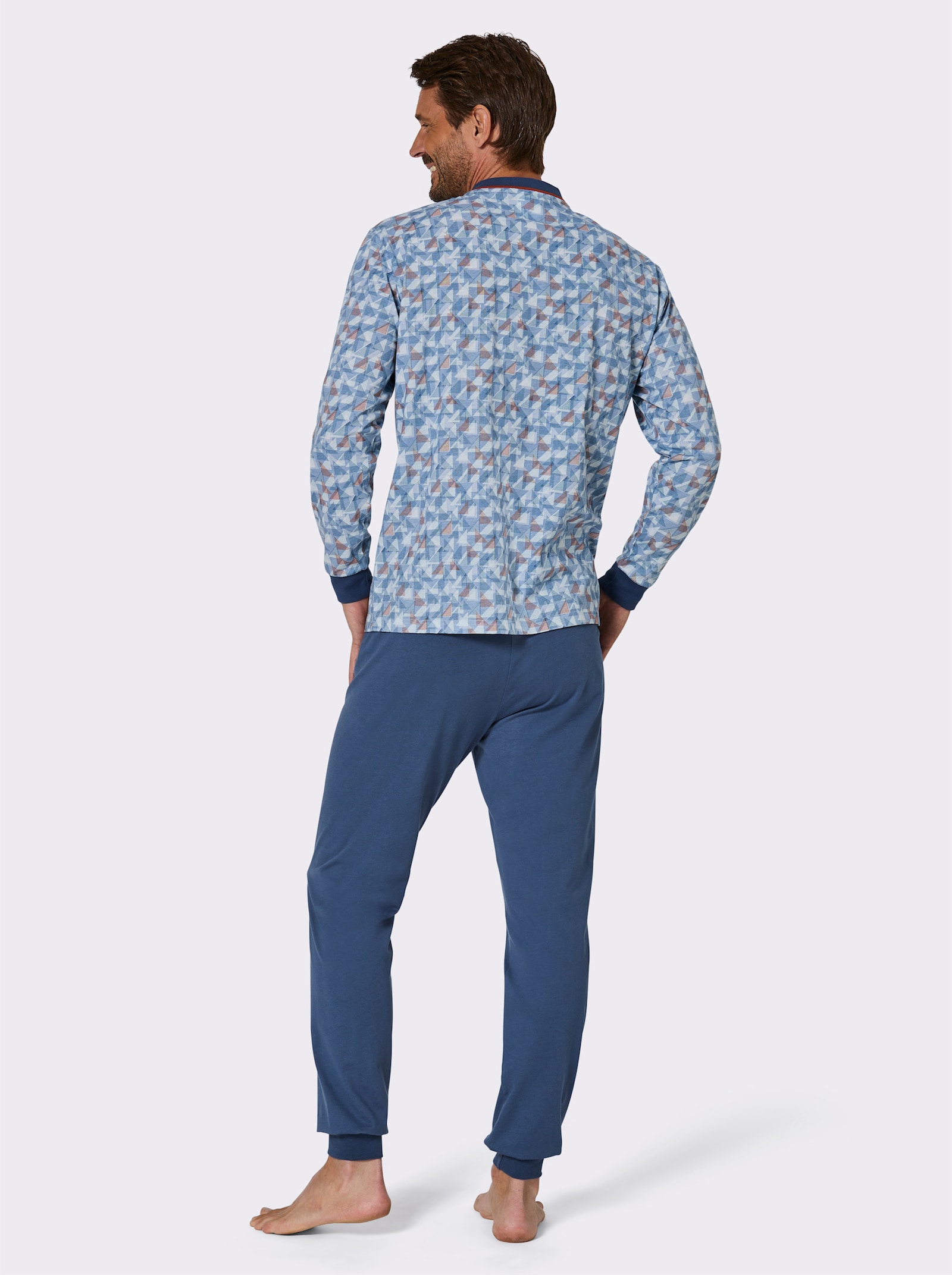 KINGsCLUB Schlafanzug - jeansblau