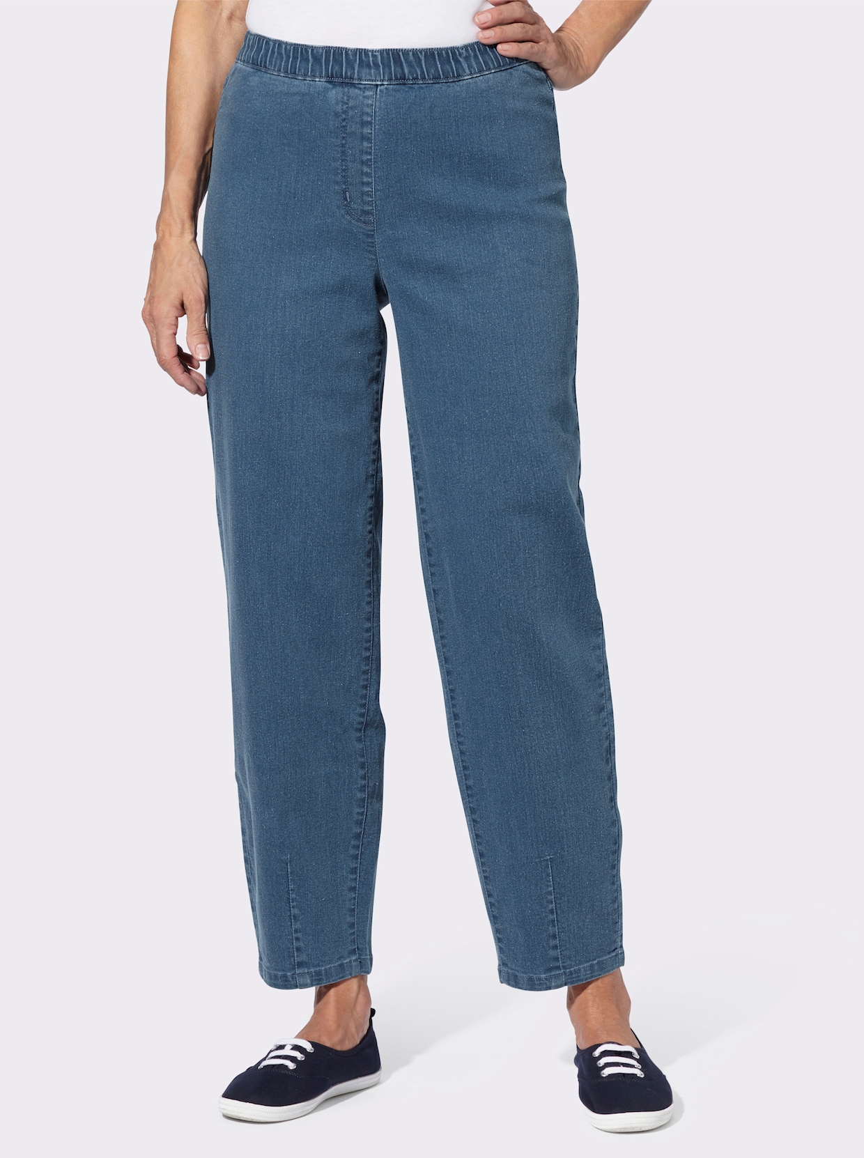 Jeans - blue-bleached