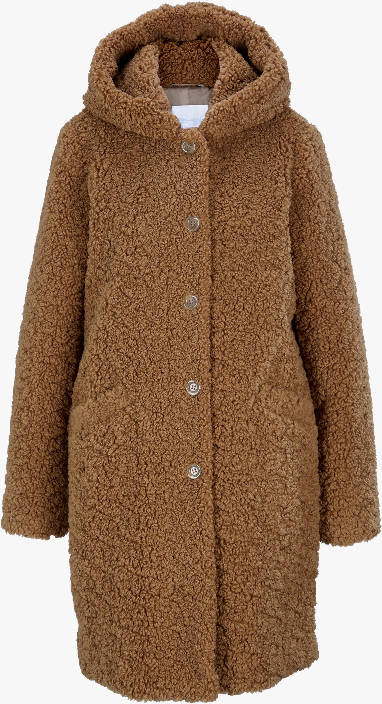 heine Manteau en imitation fourrure - nougat