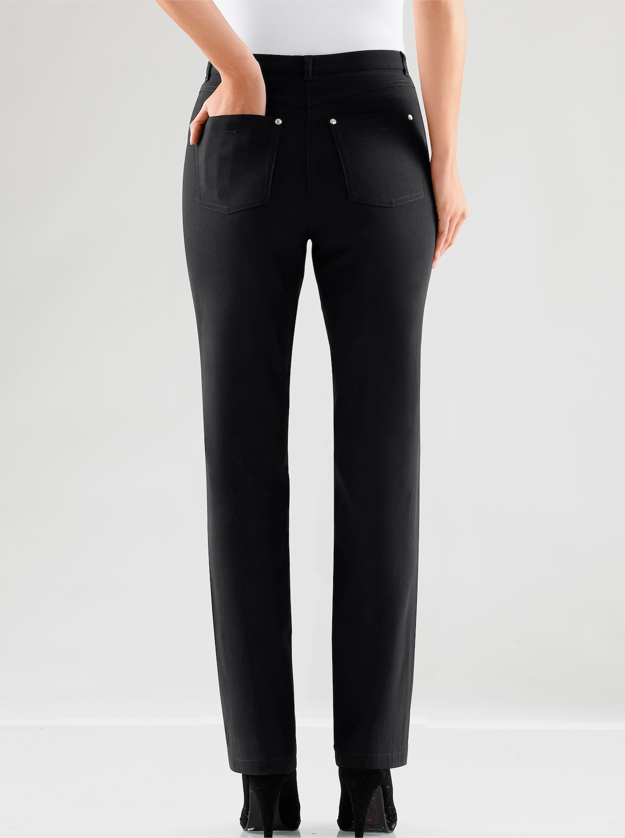 Stehmann Comfort line Kalhoty s 5 kapsami - černá