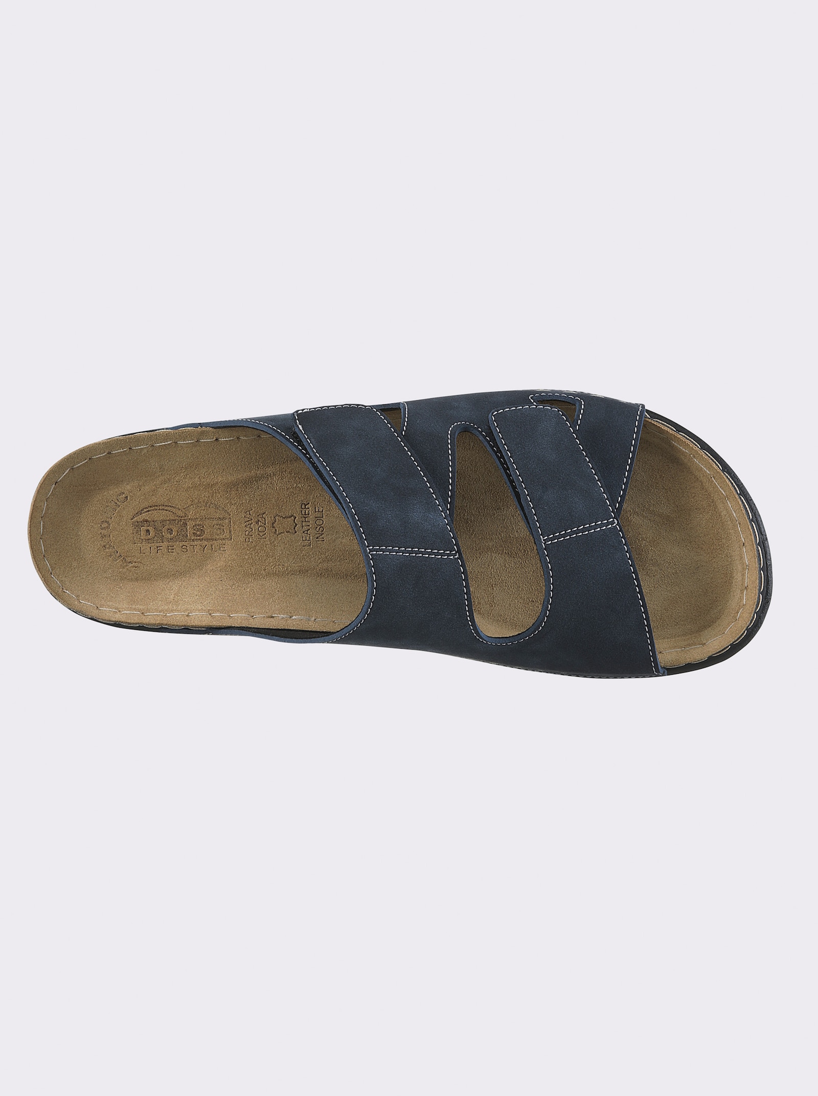 Slipper met antishock - jeansblauw