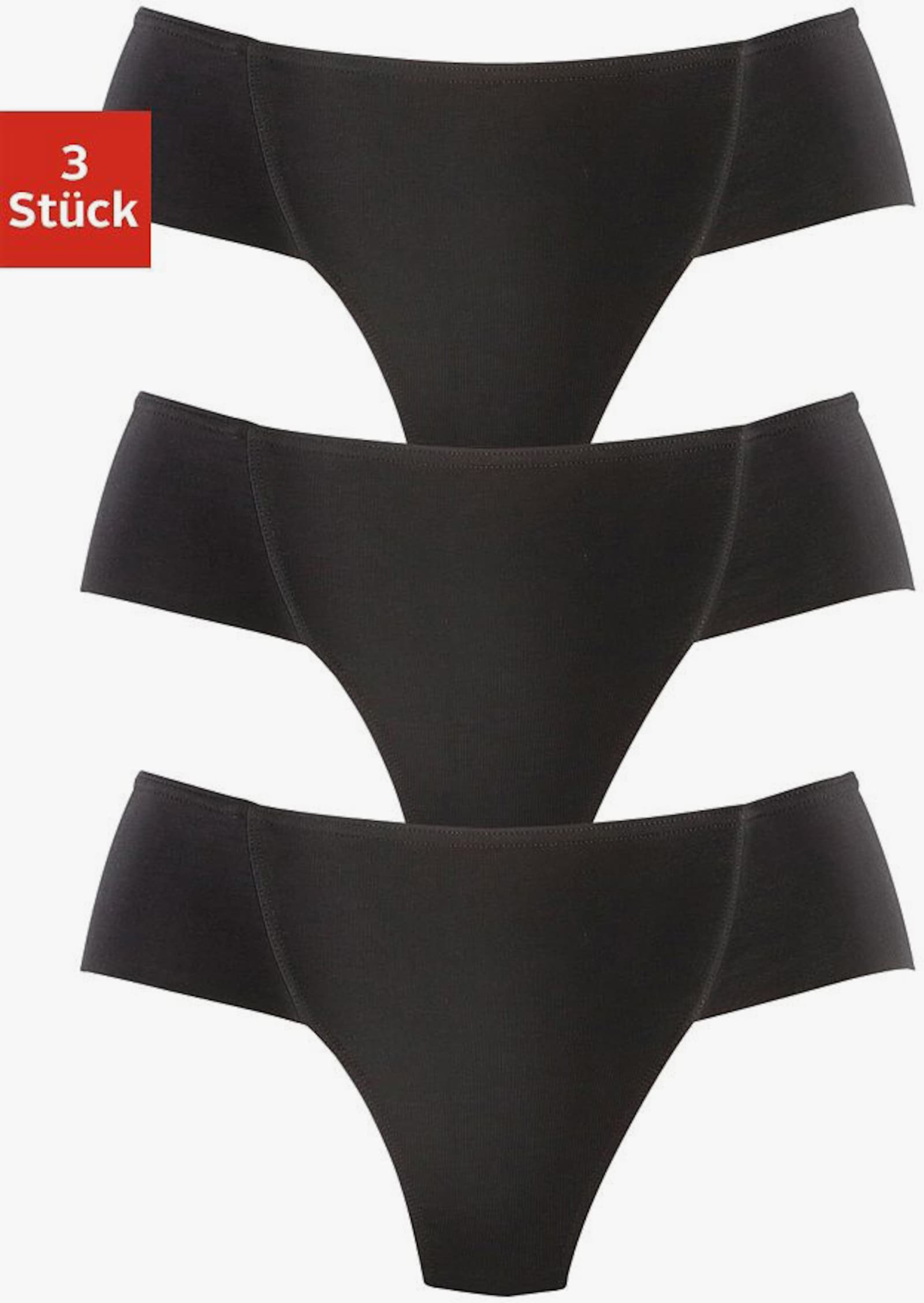 petite fleur Corrigerende string - zwart