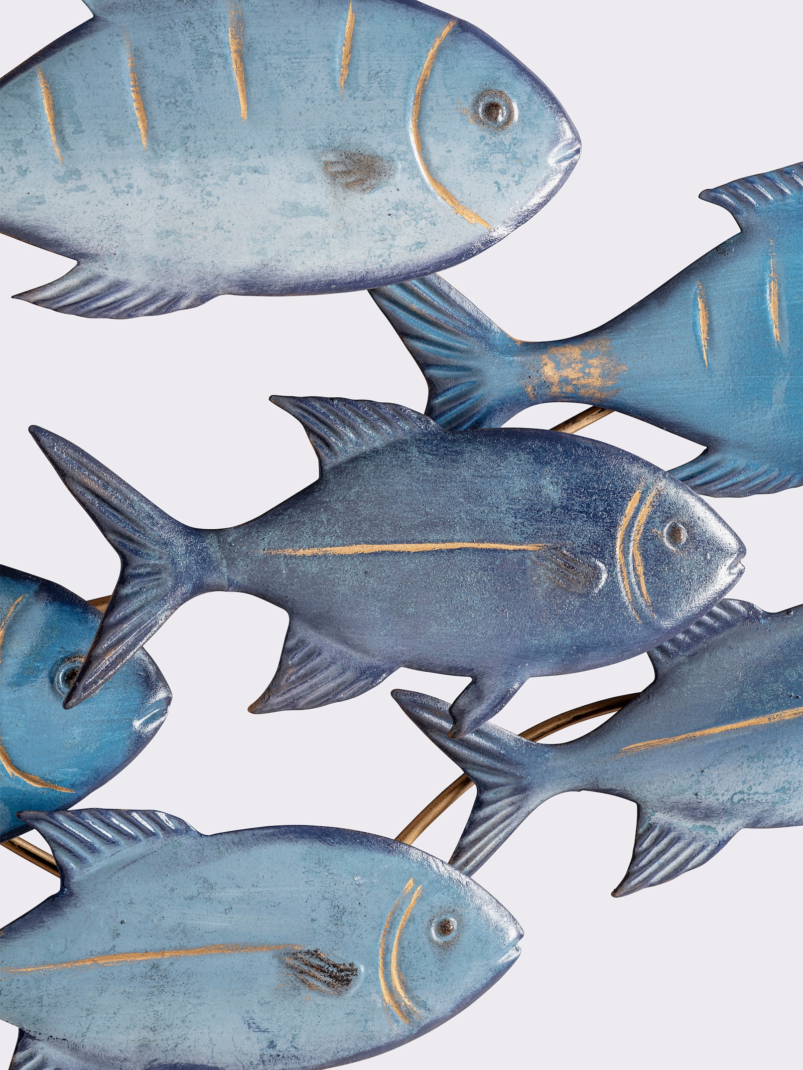 heine home Wanddeko - blau-goldfarben