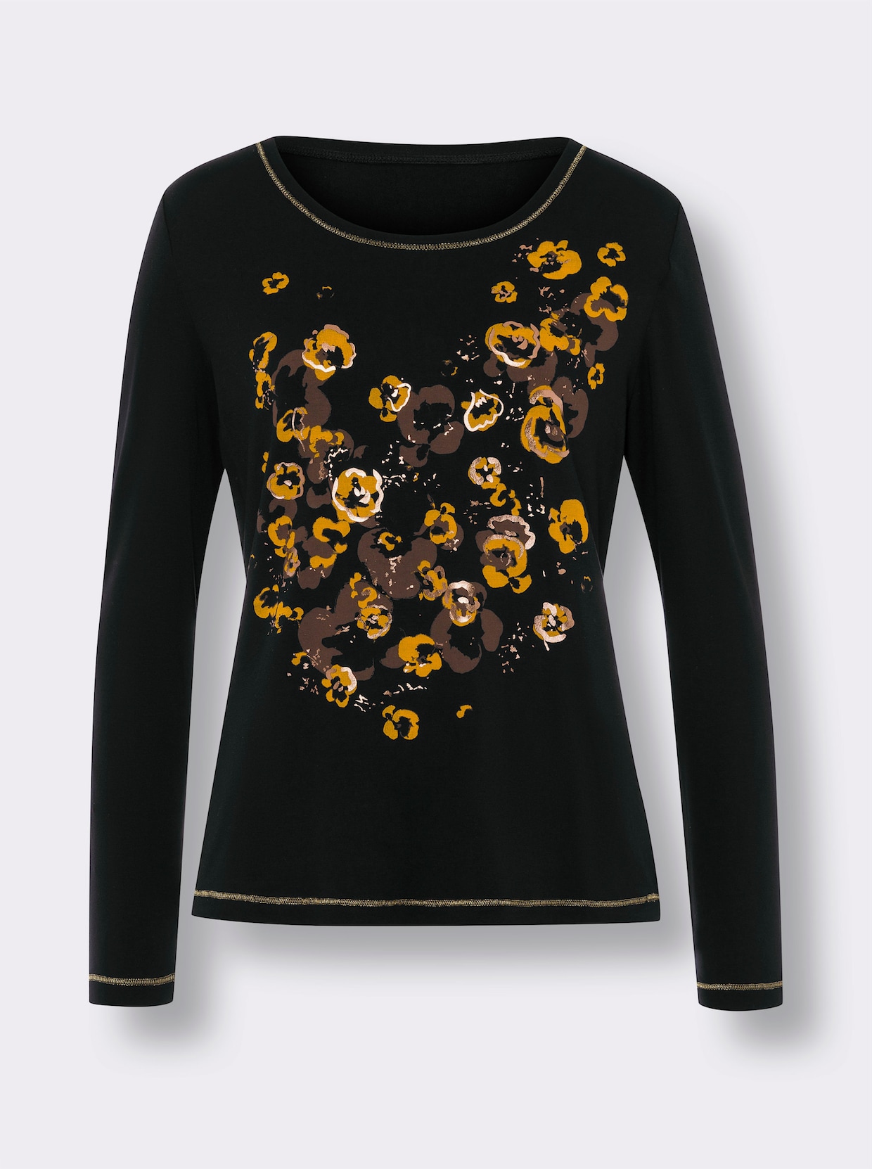 heine Shirt met print - zwart