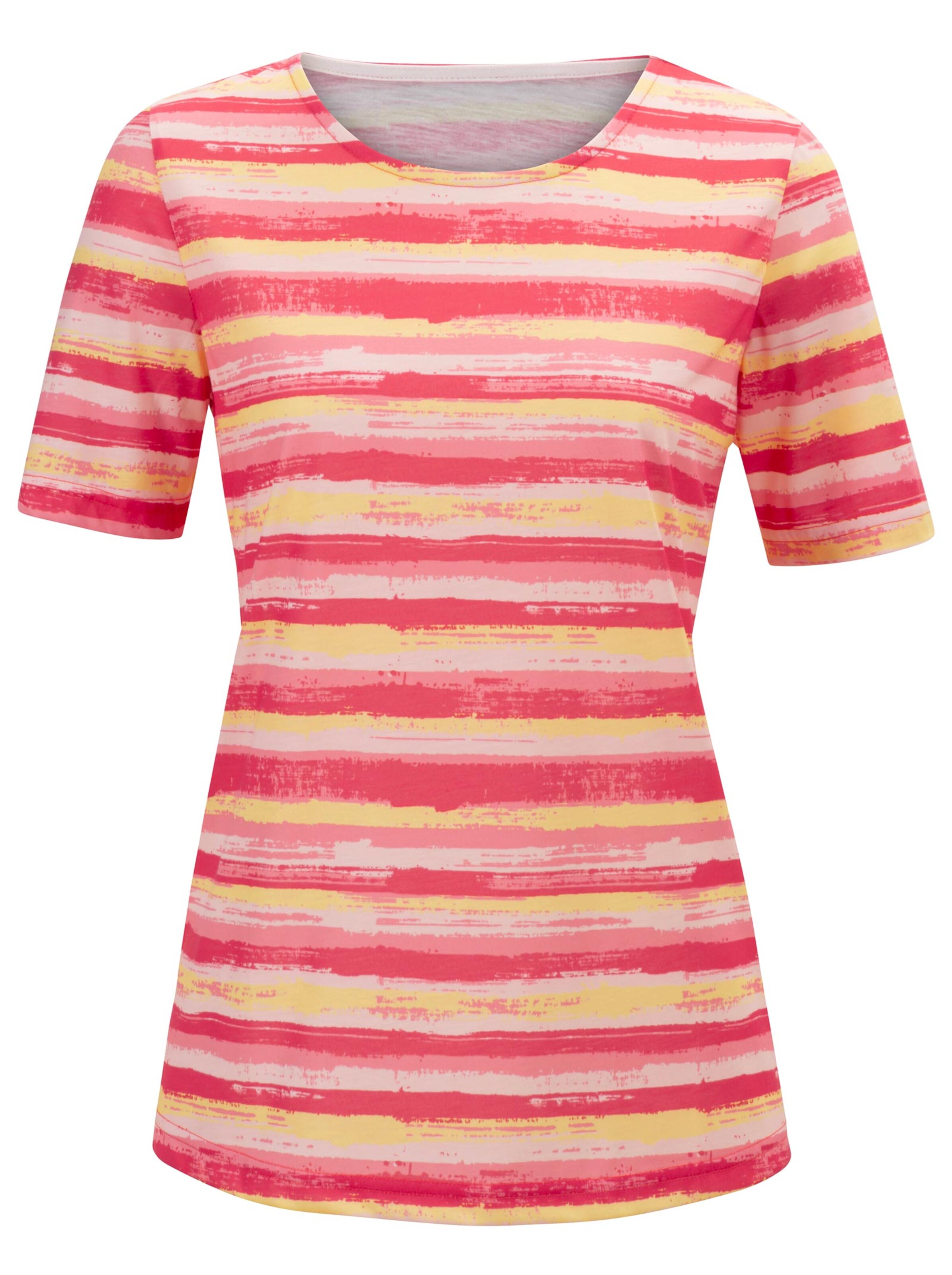 Shirt - rot-gelb-gestreift