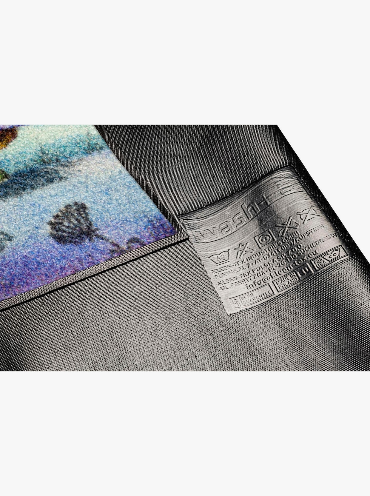 wash+dry by Kleen-Tex Fußmatte - blau-braun