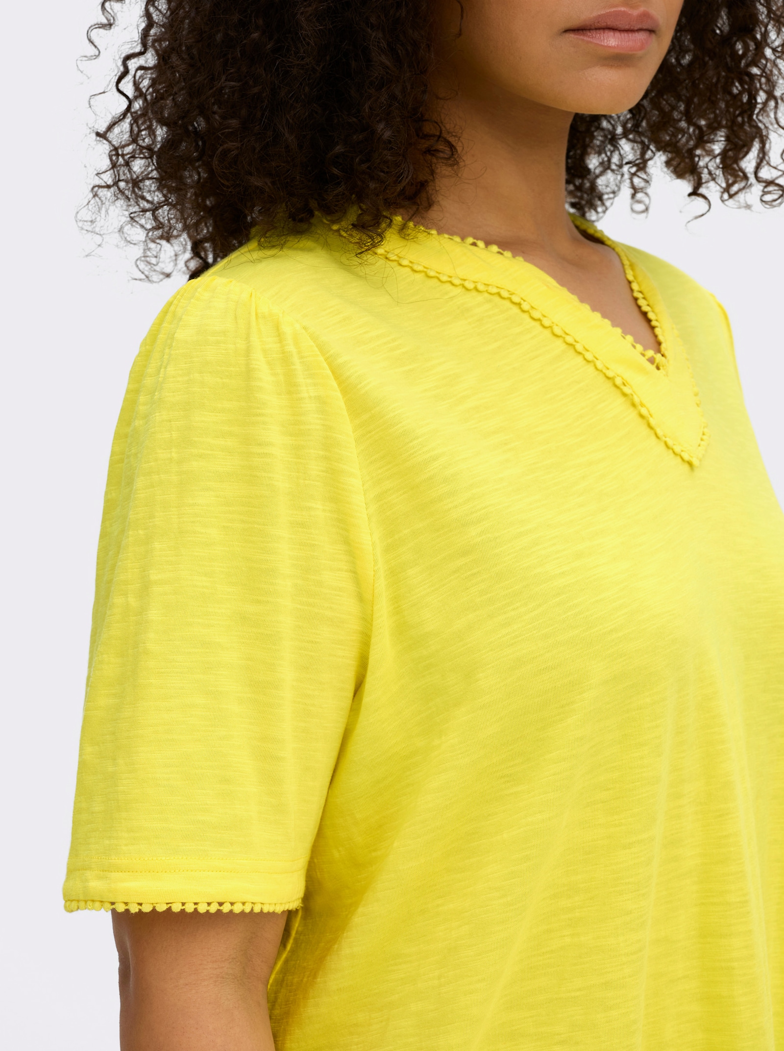 sheego Halbarmshirt - limone