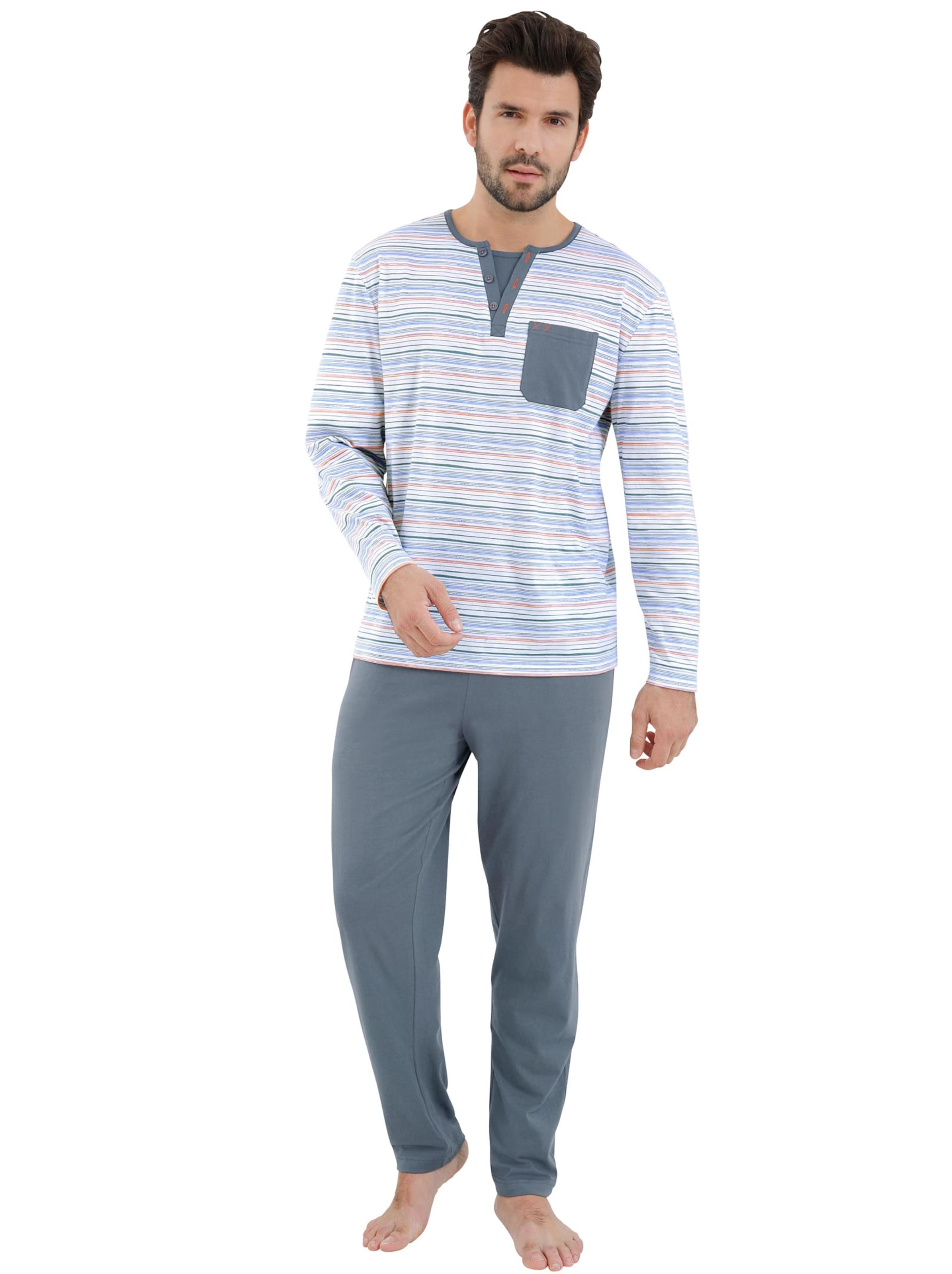 Schlafanzüge - anthrazit + marine