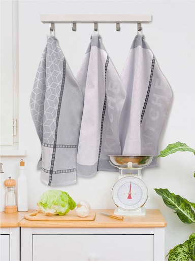 Geschirrtücher - grau