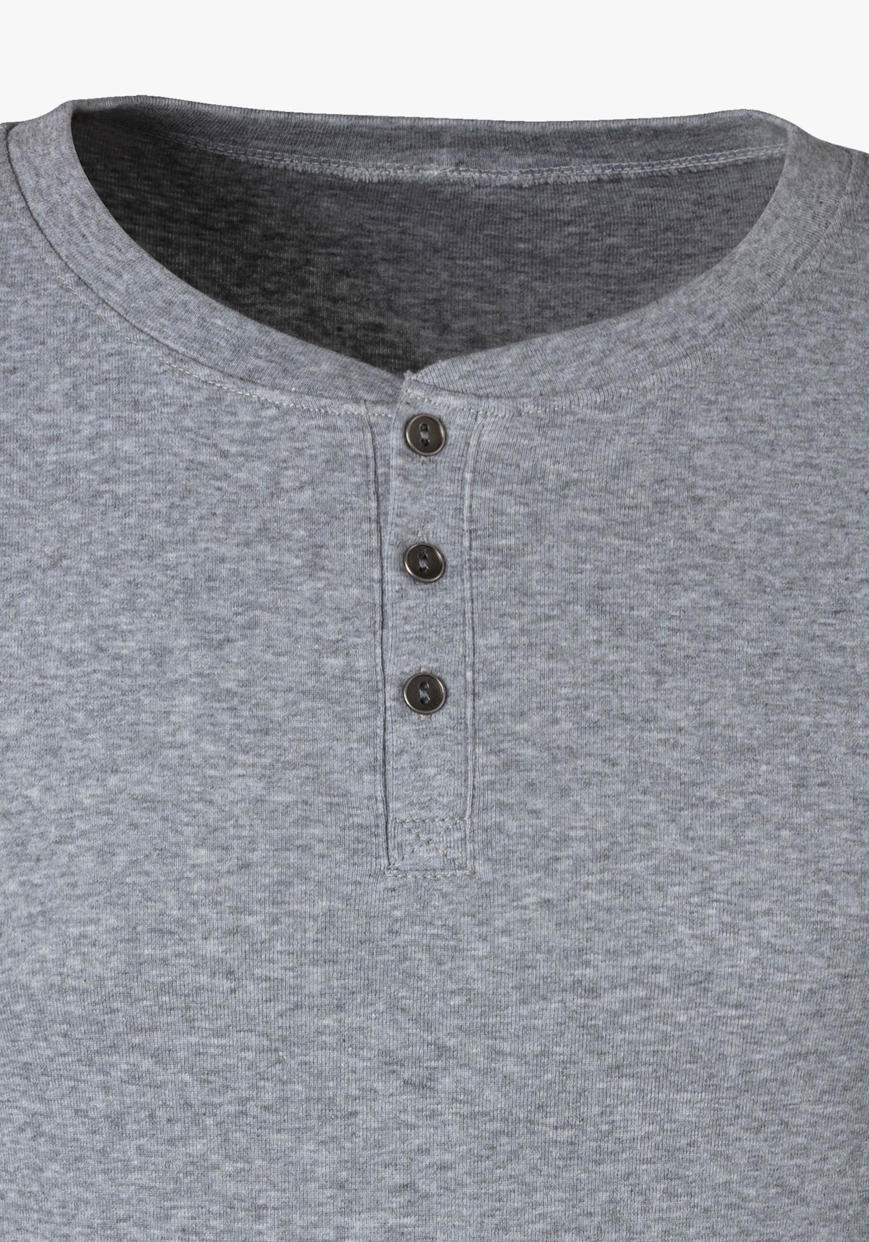 H.I.S T-shirt - grijs gemêleerd