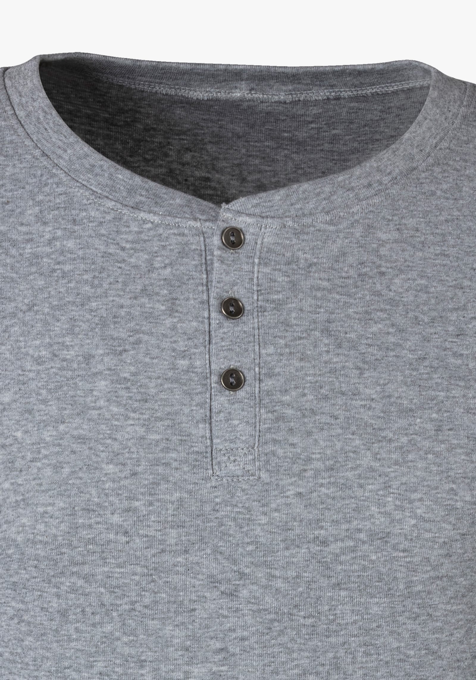 H.I.S T-Shirt - grau-meliert