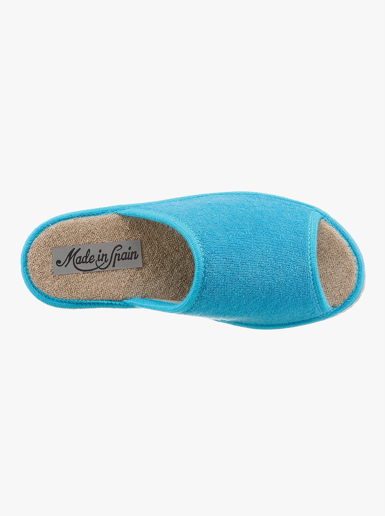 Pantoffels - turquoise