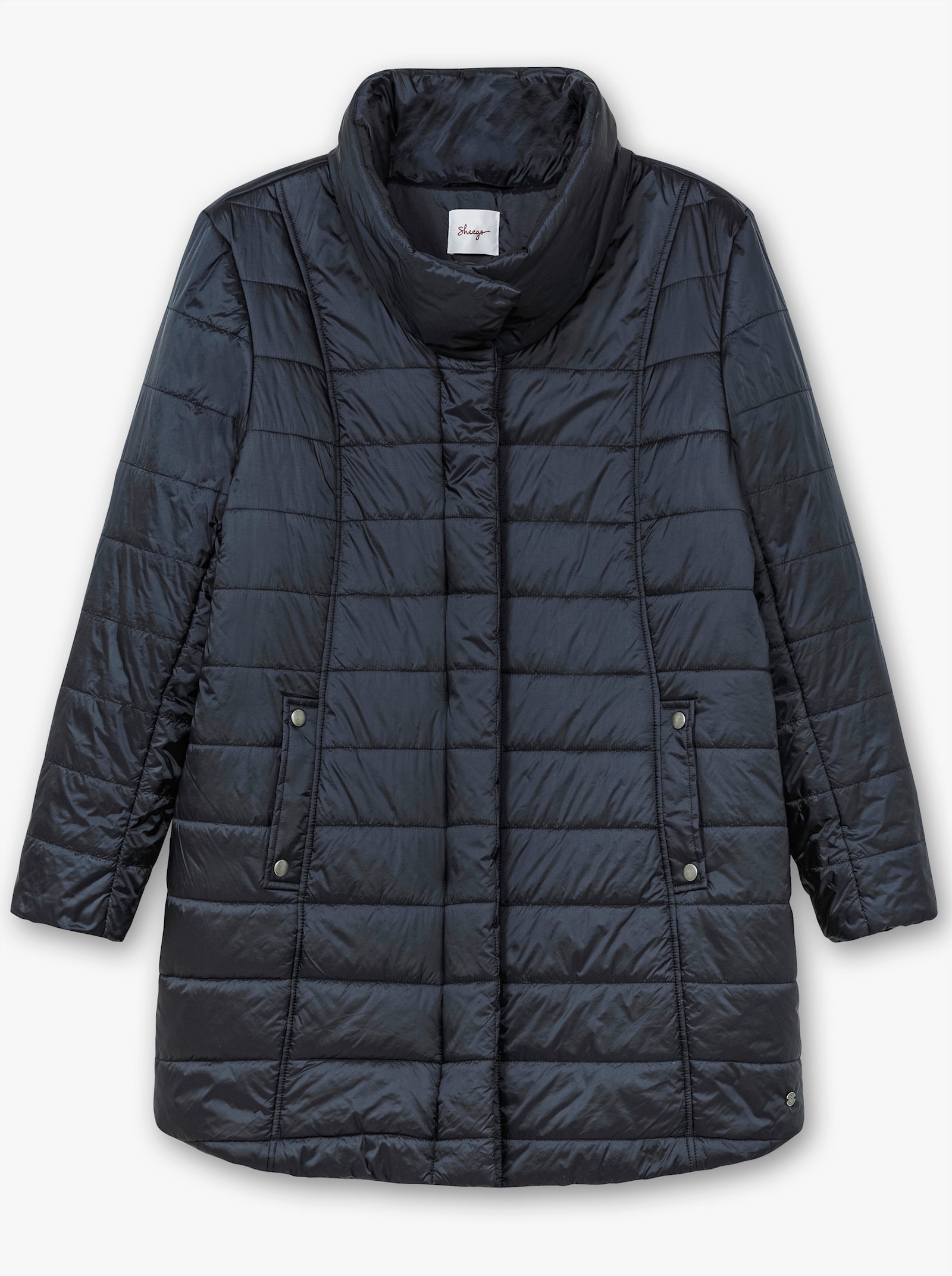 sheego Steppjacke in wasserabweisender Qualität - tiefblau