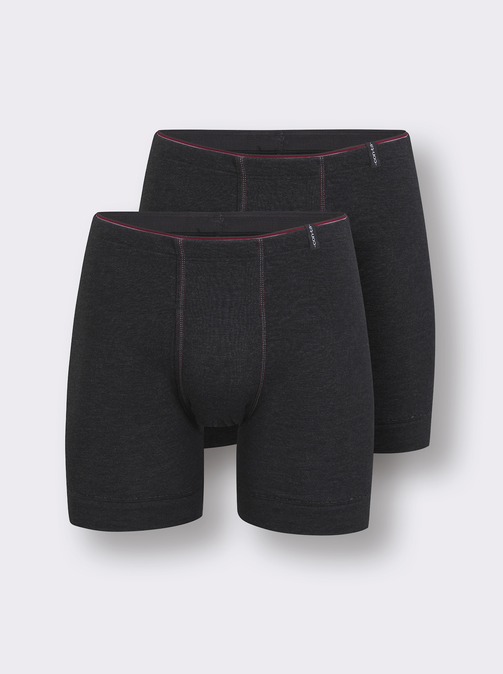 conta Hose kurz - anthrazit-geringelt