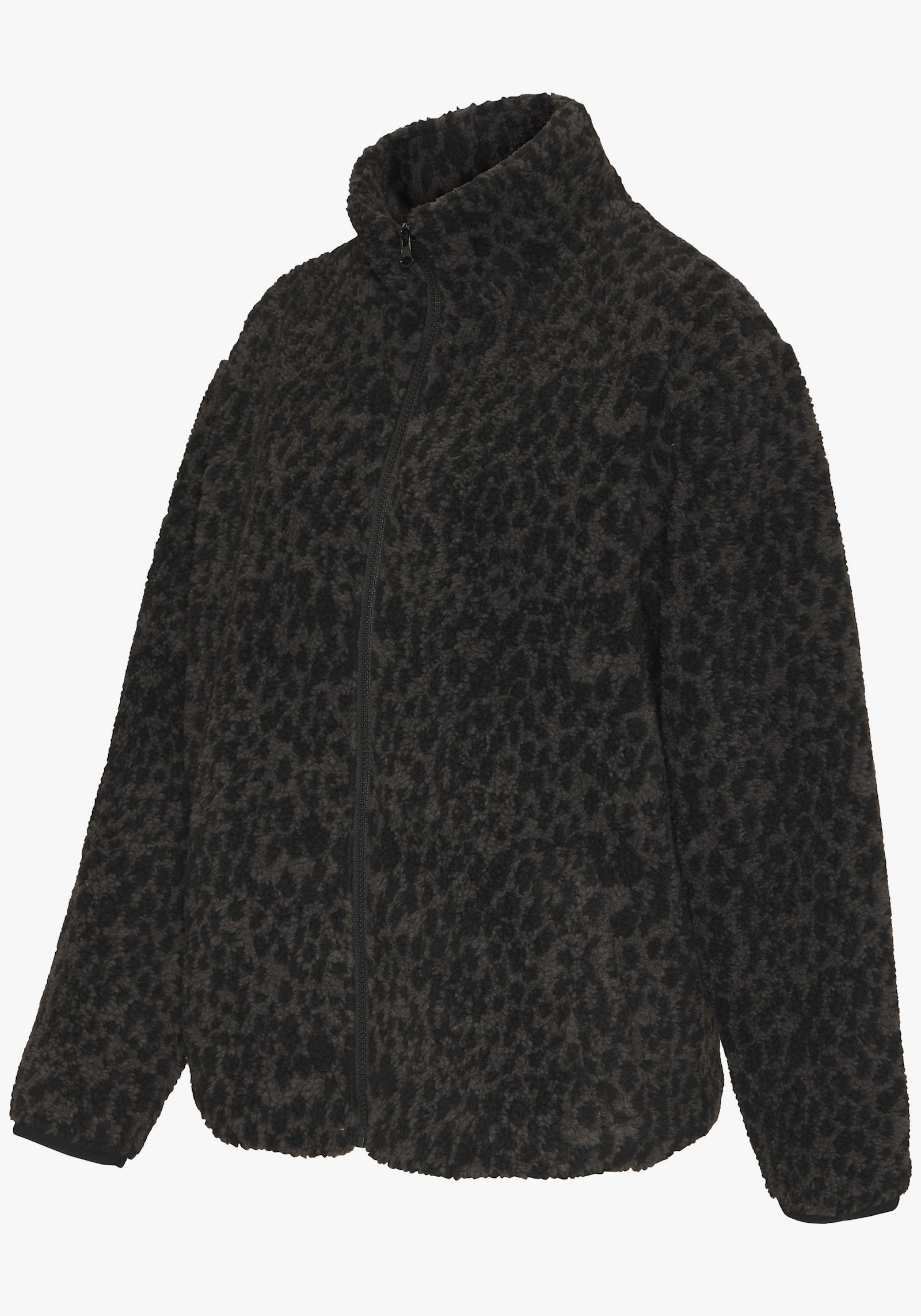 LASCANA Fleecejacke - leo-anthrazit