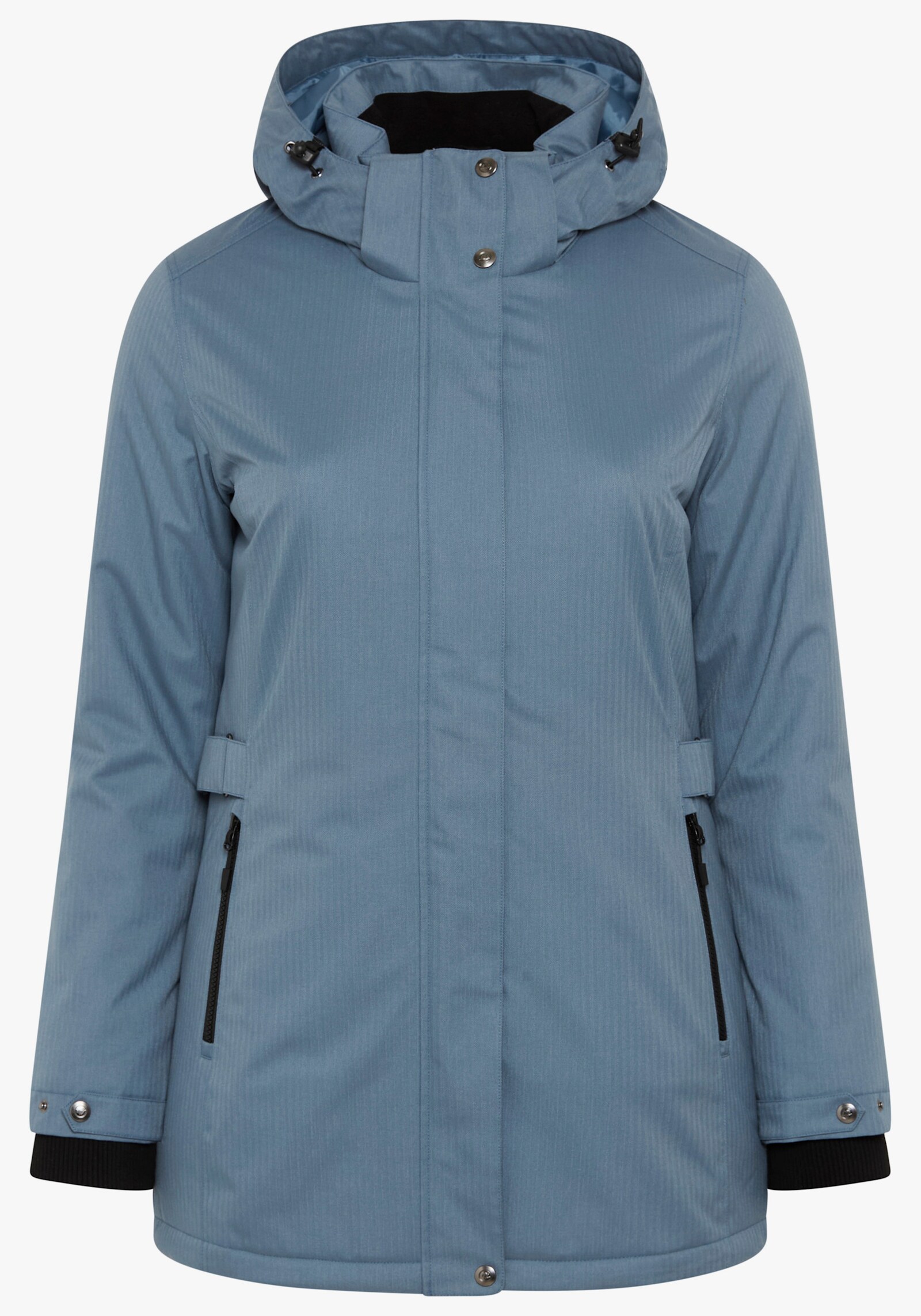 Polarino Funktionsparka - grau-blau