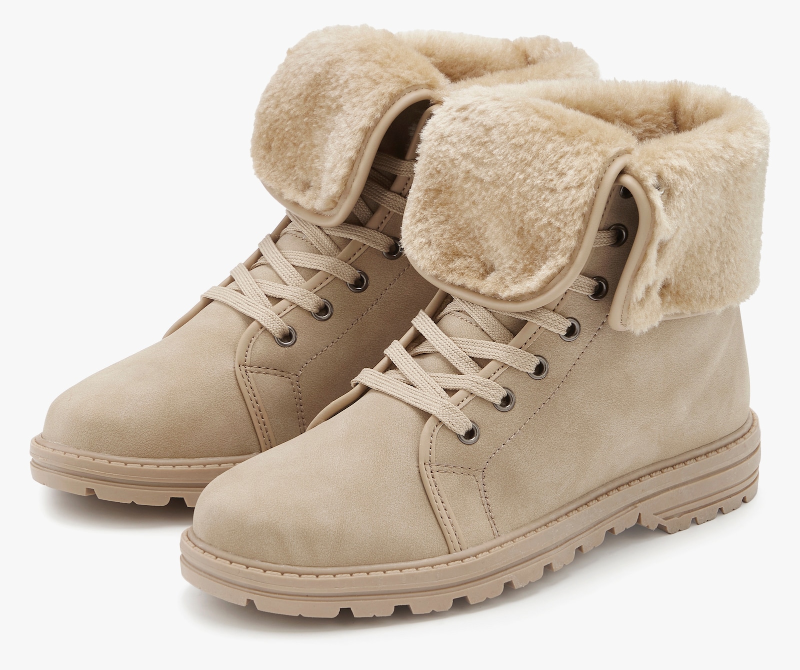 LASCANA Stiefelette - beige