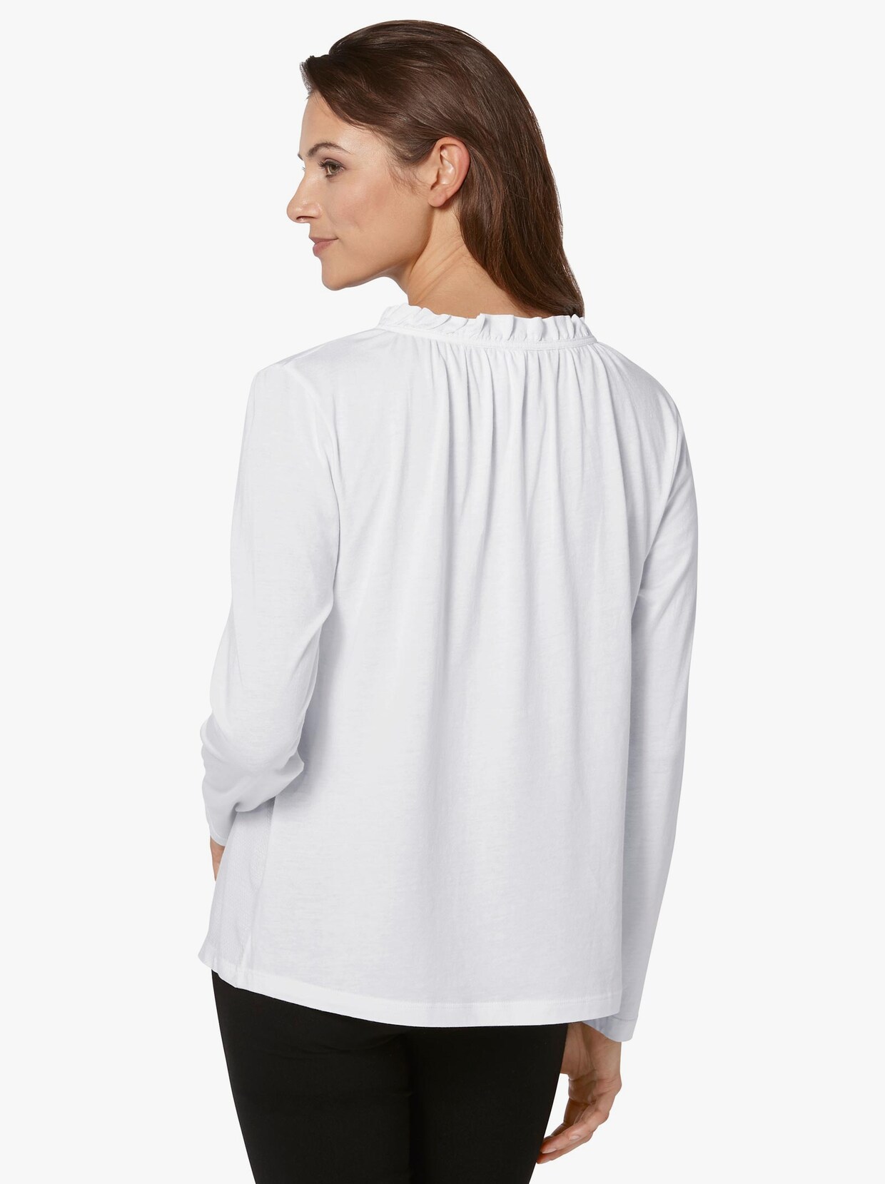 Tričko - vlněná bílá