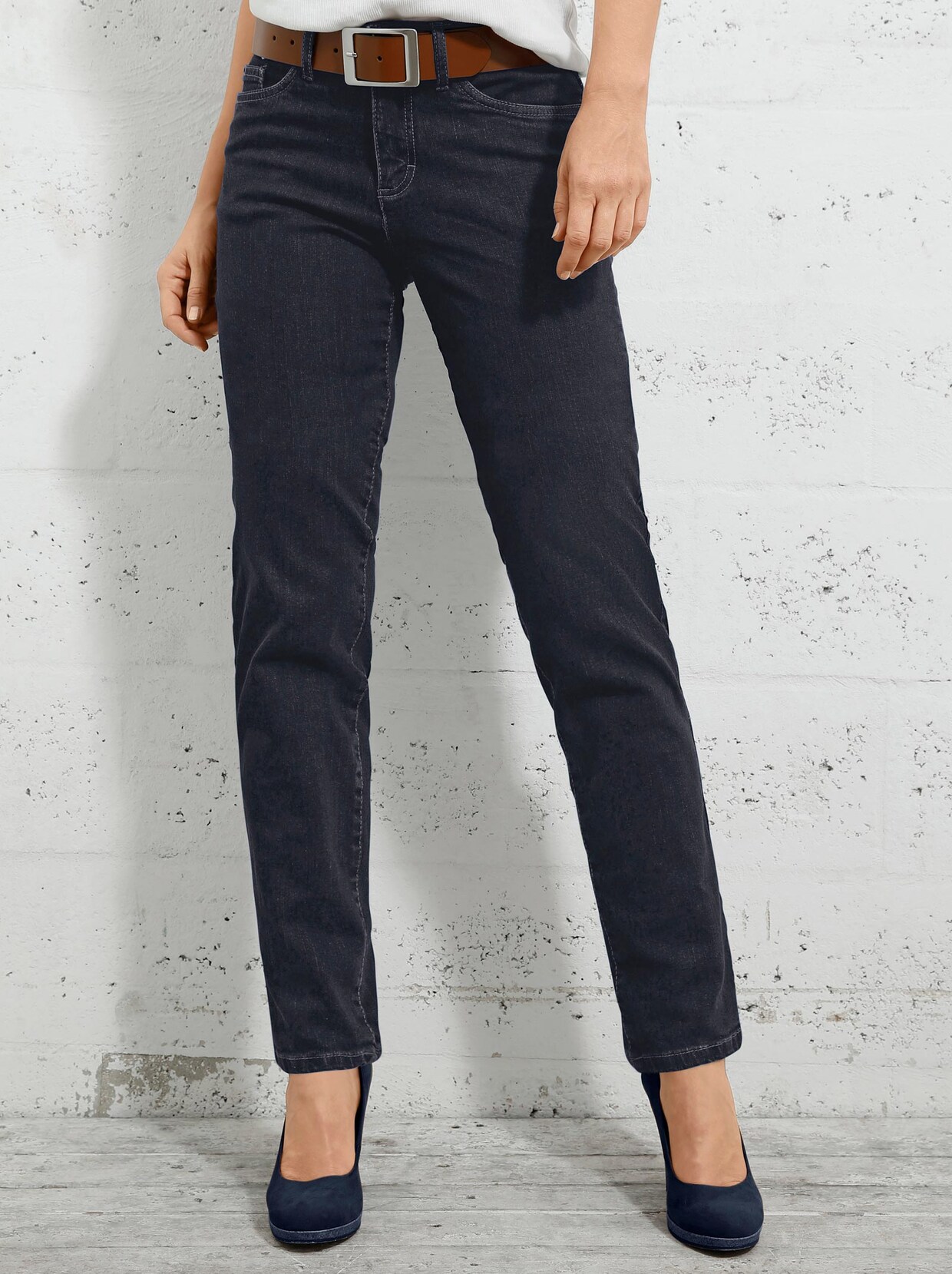 5-pocketjeans - zwart