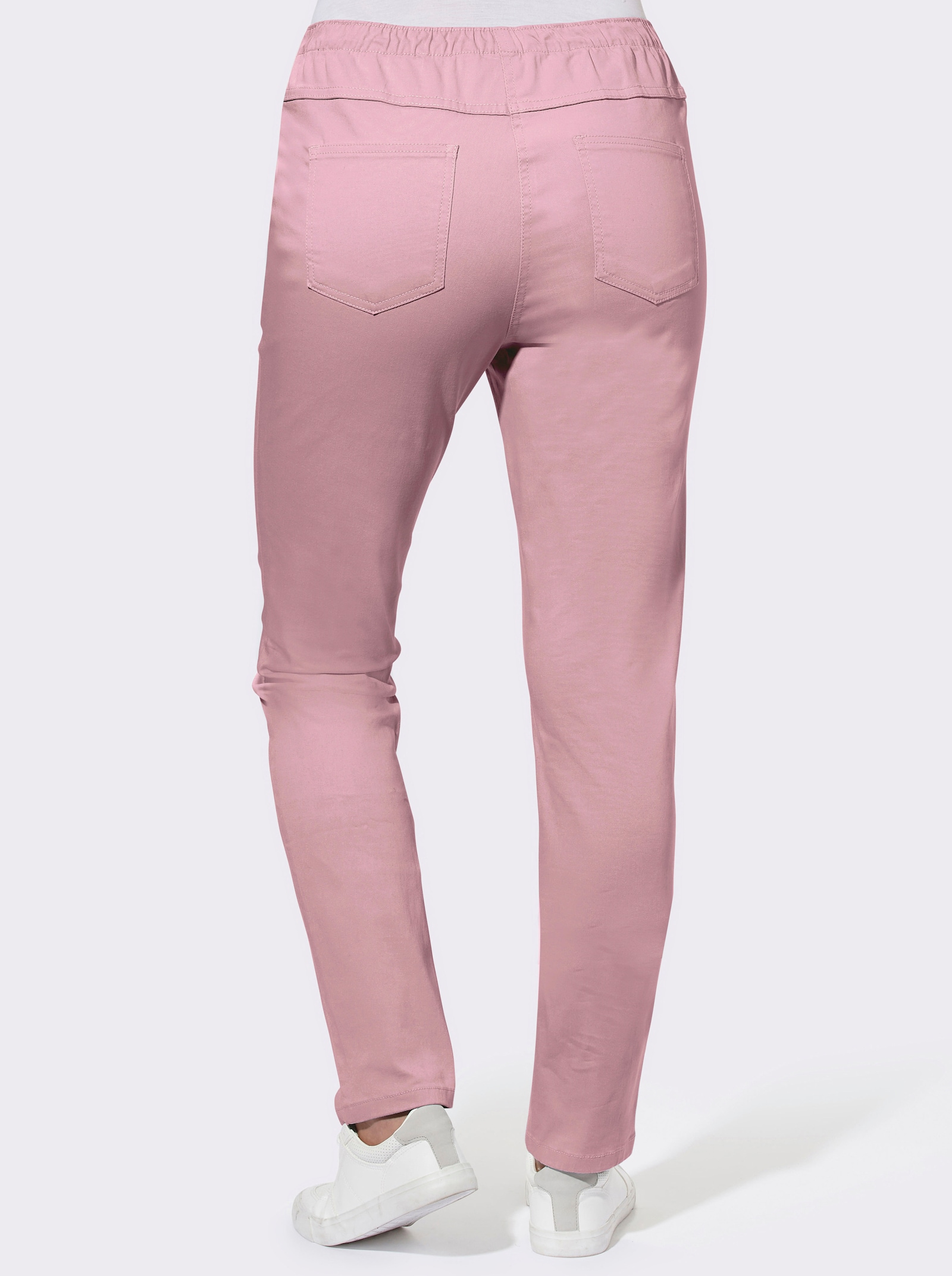 Jeggings in schmaler Form - rosé