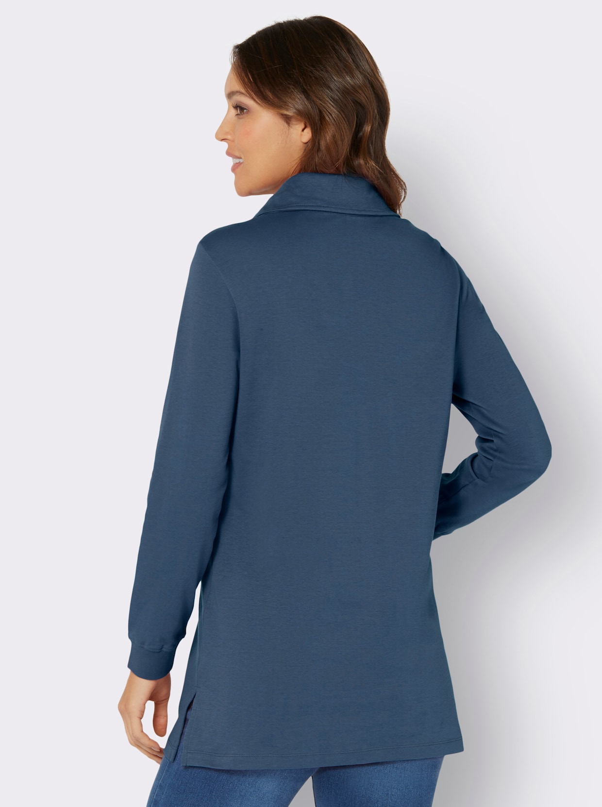 Longsweatshirt - jeansblau