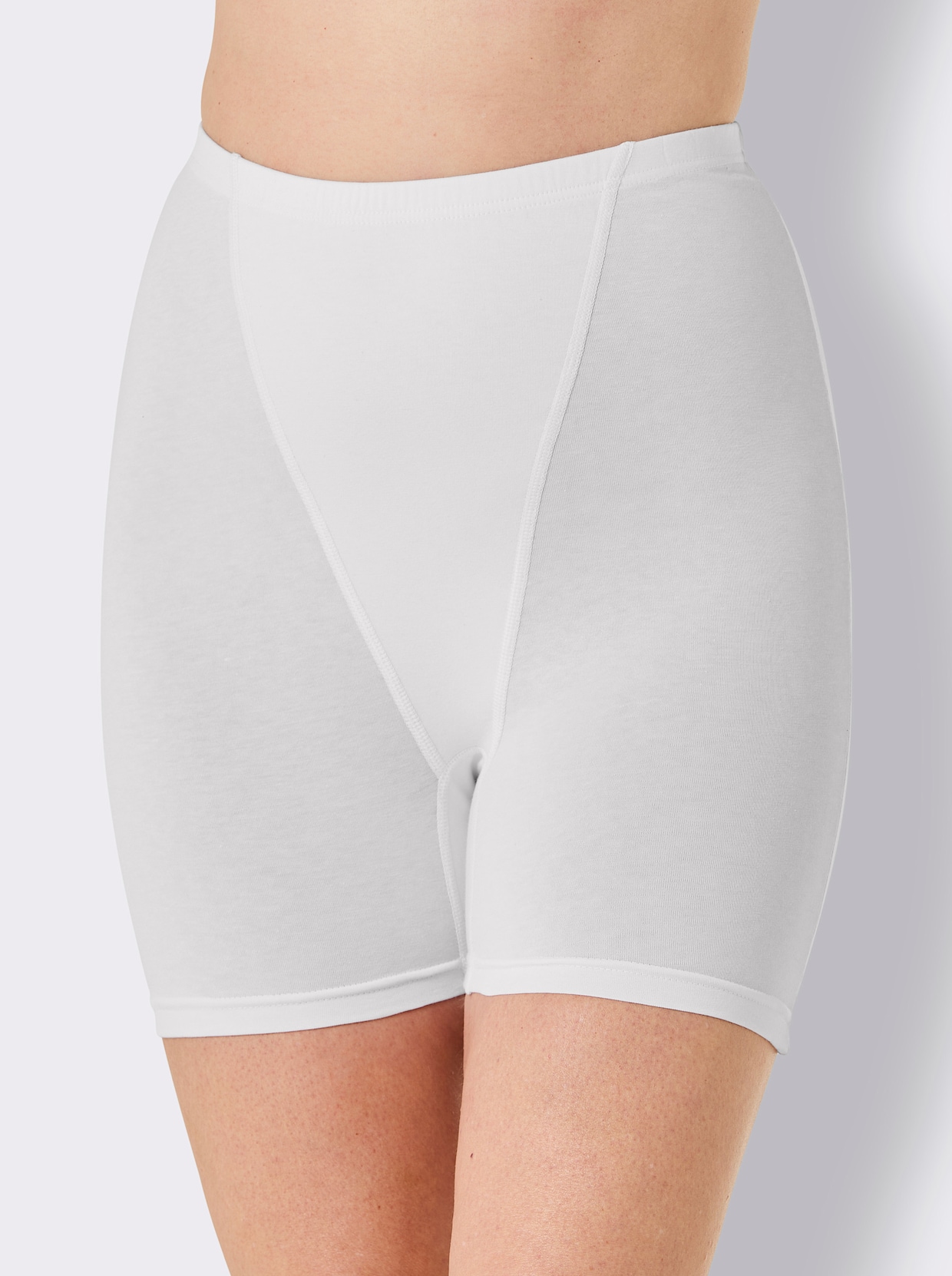 wäschepur Slip met lange pijpjes - wit
